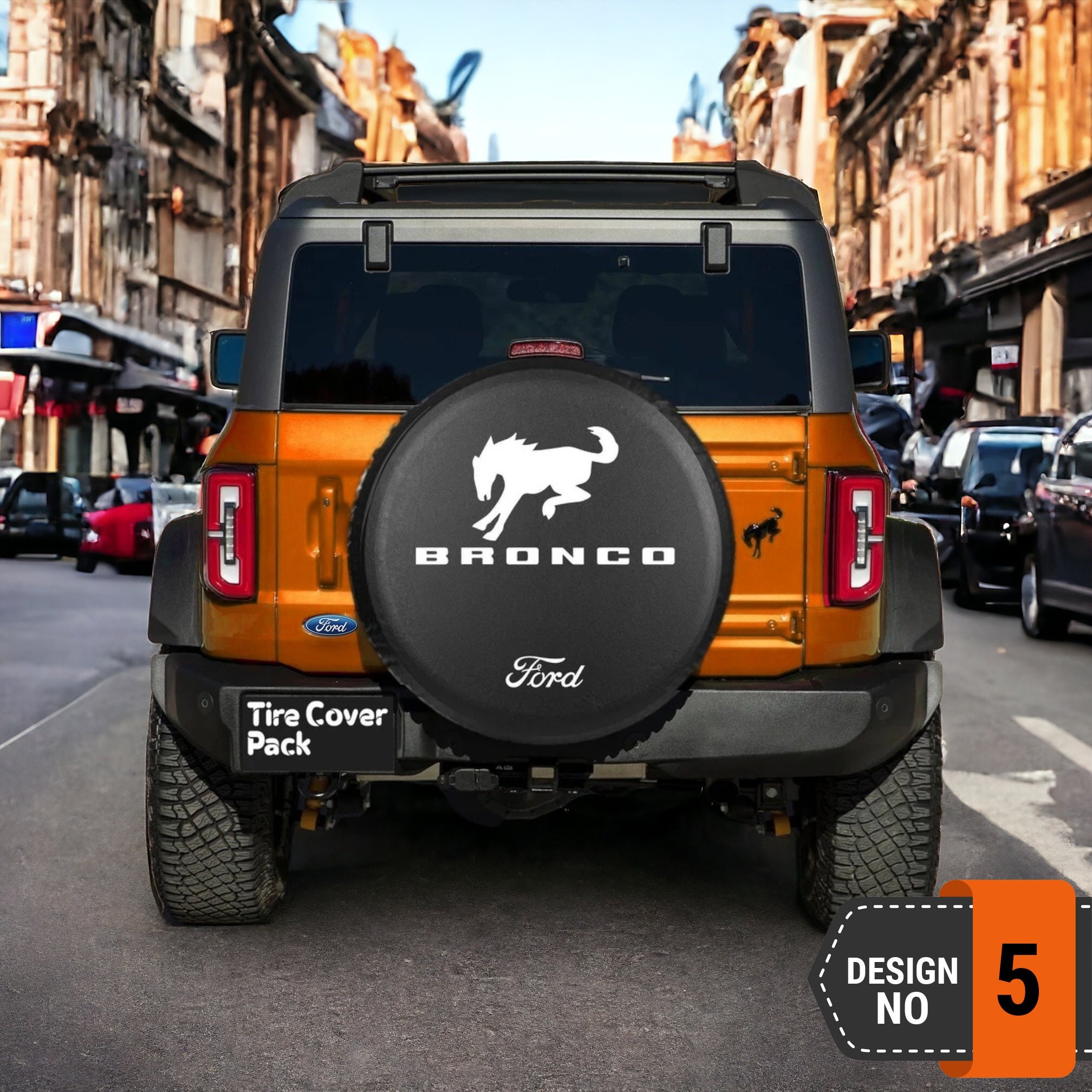 Ford Bronco Spare Tire Cover - 5th Style