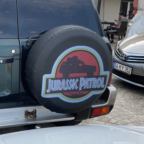 Jurassic Patrol Spare Wheel Tire Cover