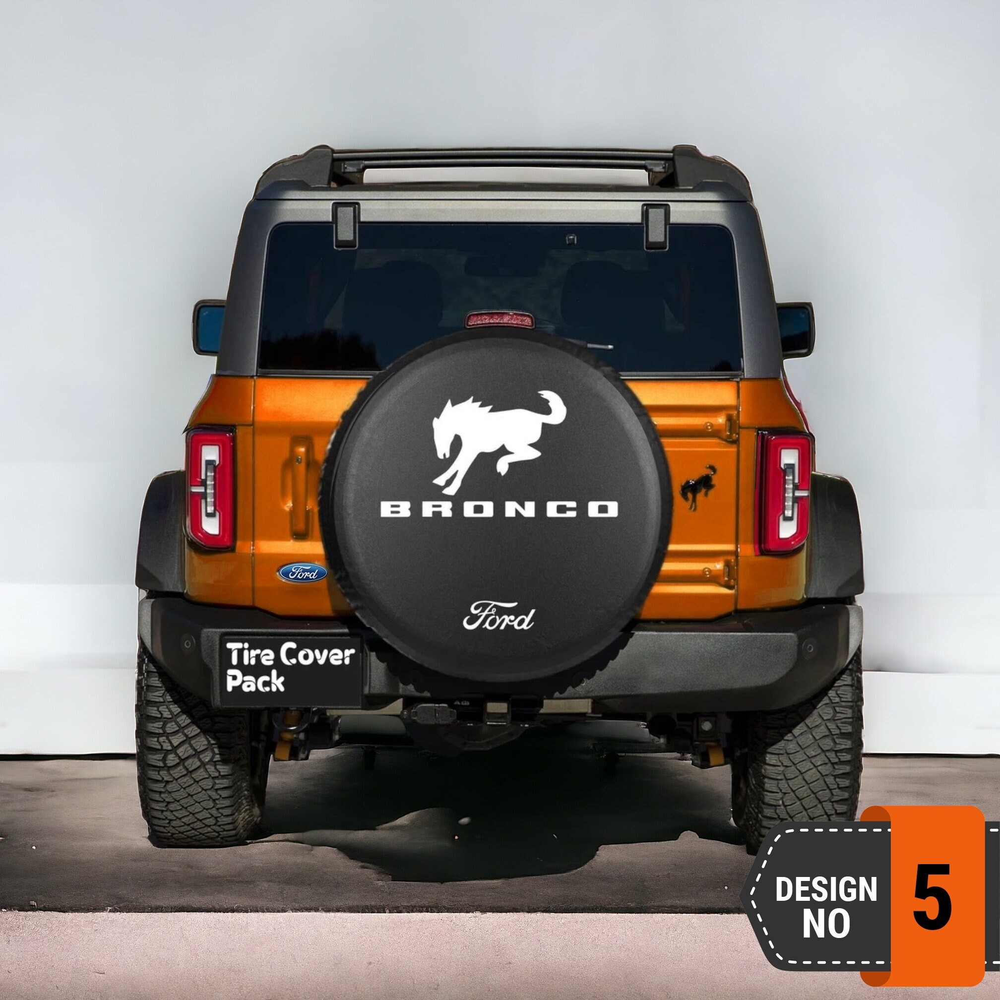 Ford Bronco Spare Tire Cover - 5th Style