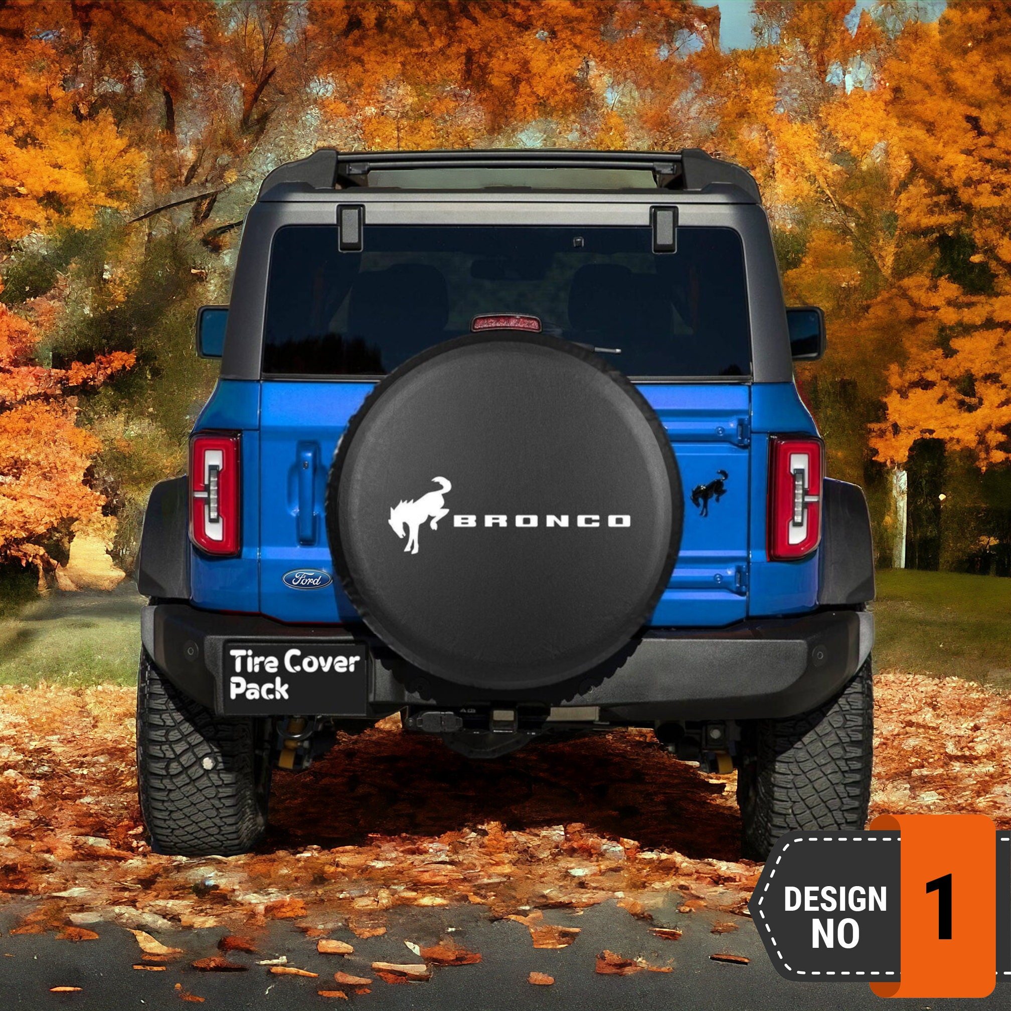 Ford Bronco Spare Tire Cover - 1st Style