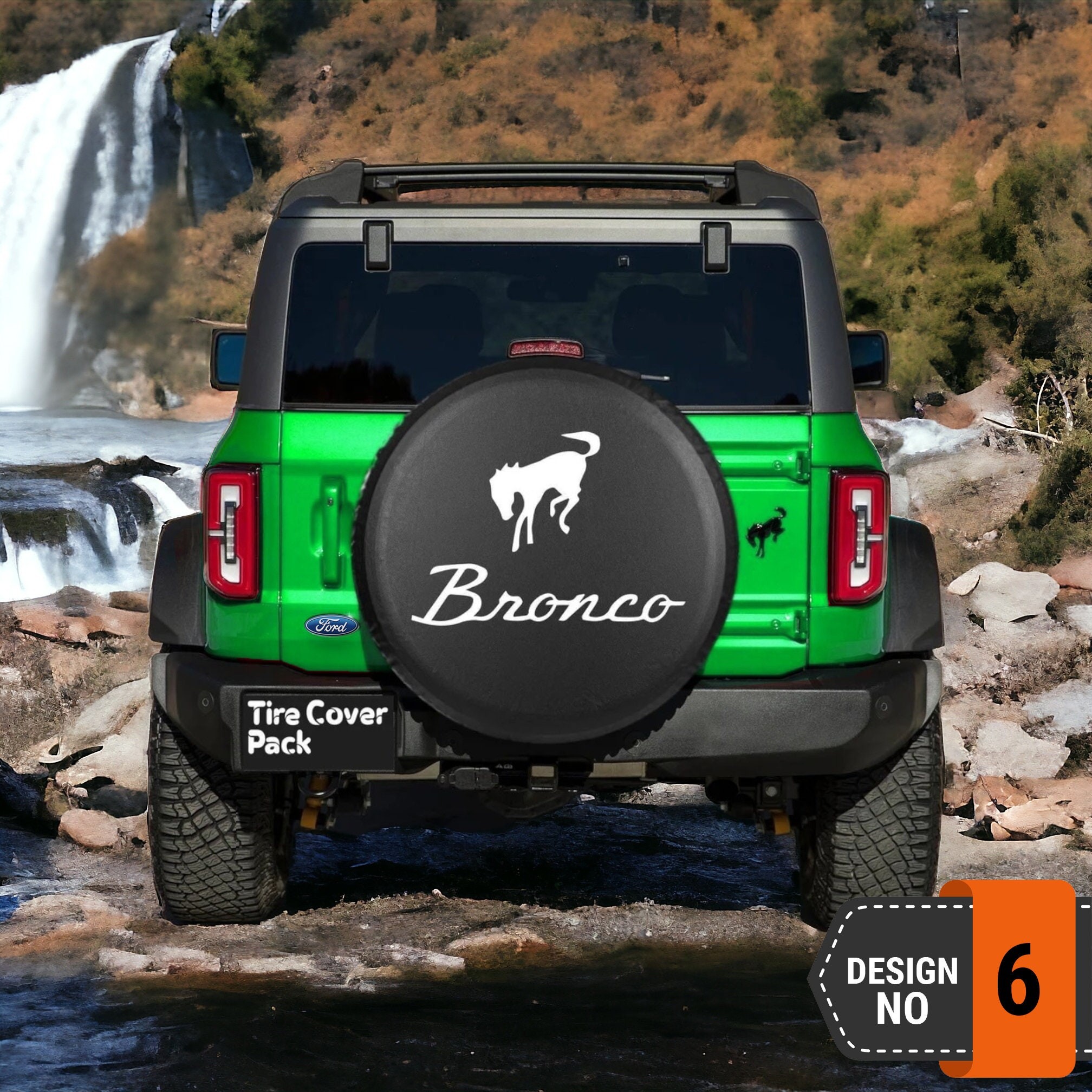 Ford Bronco Spare Tire Cover - 6th Style