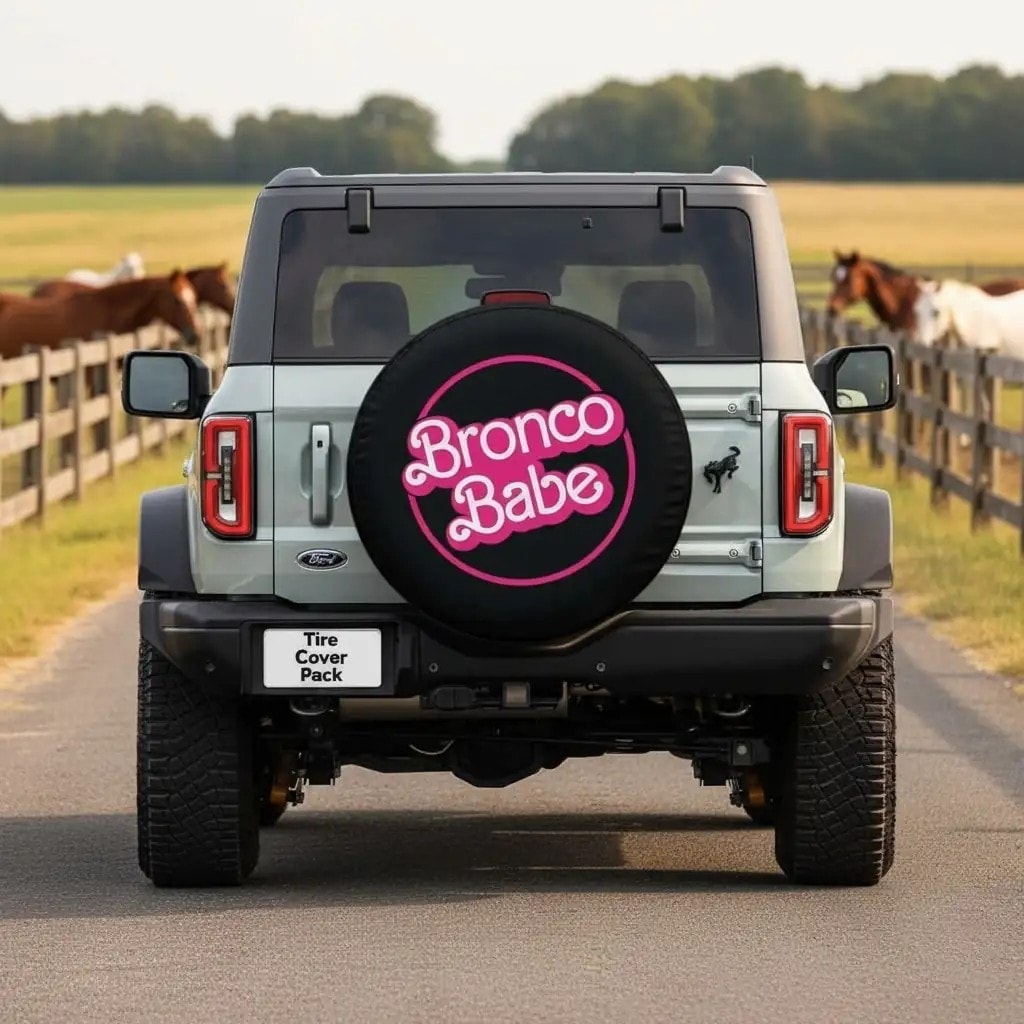 Bronco Babe Ford Bronco Spare Tire Cover