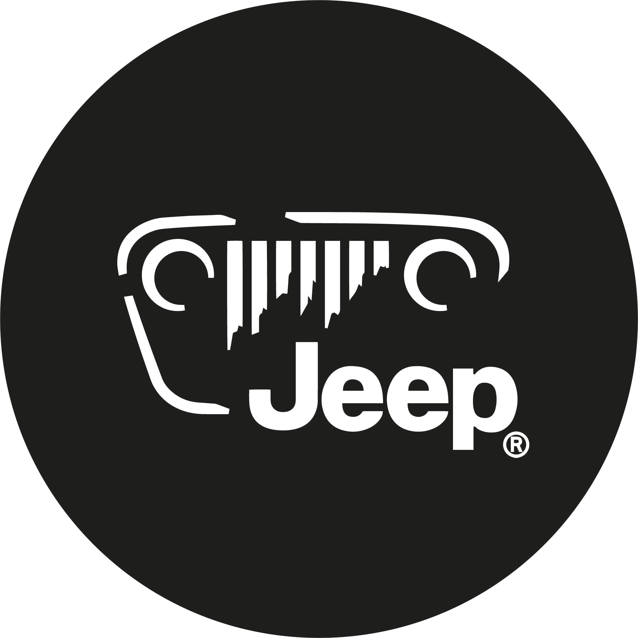 Jeep Panjur Logo Baskılı Stepne Kılıfı