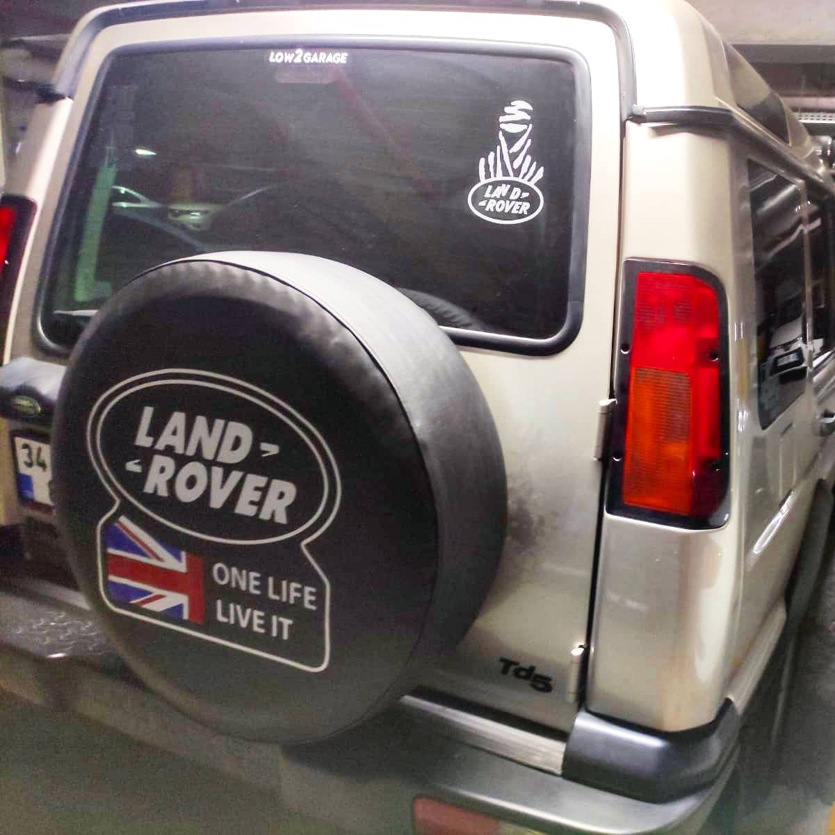 One Life, Live It Yazılı Land Rover Stepne Kılıfı