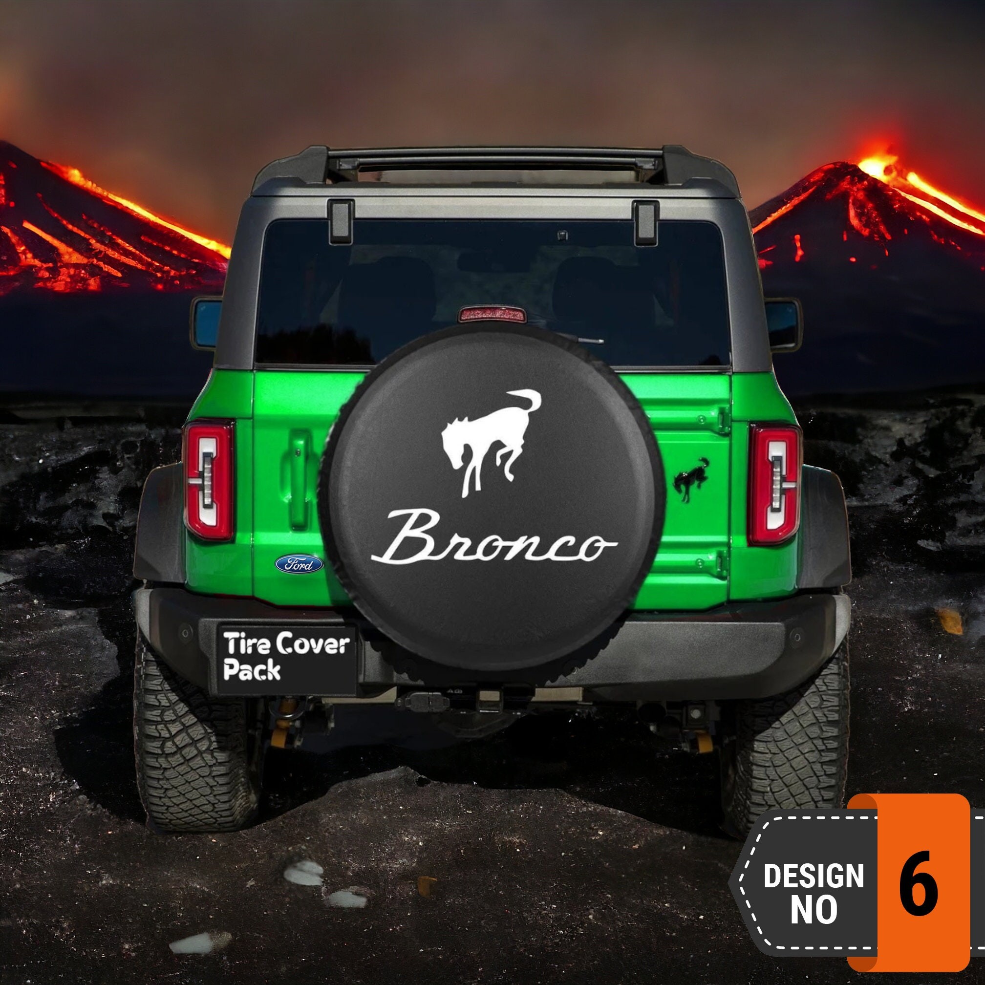 Ford Bronco Spare Tire Cover - 6th Style