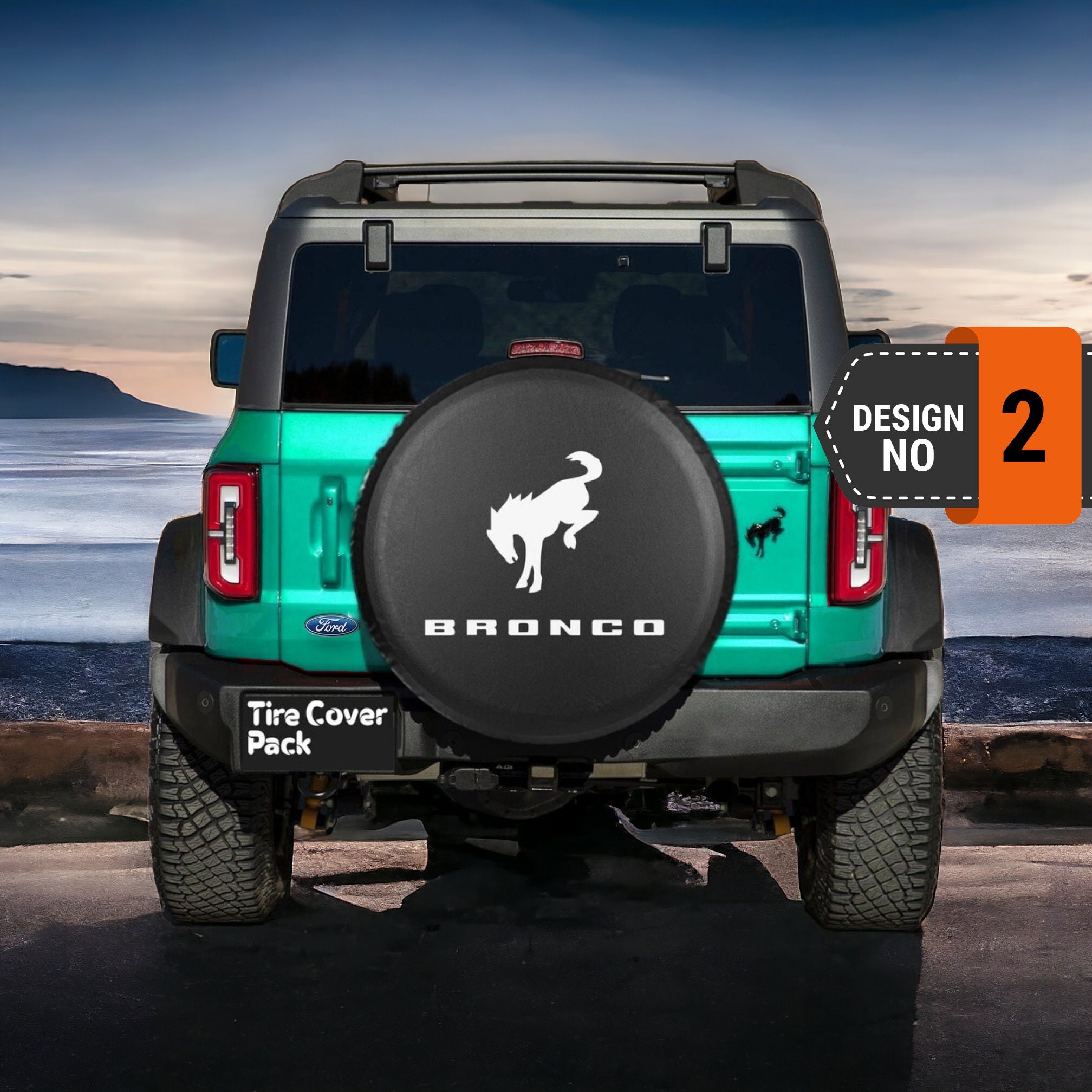 Ford Bronco Spare Tire Cover - 2nd Style