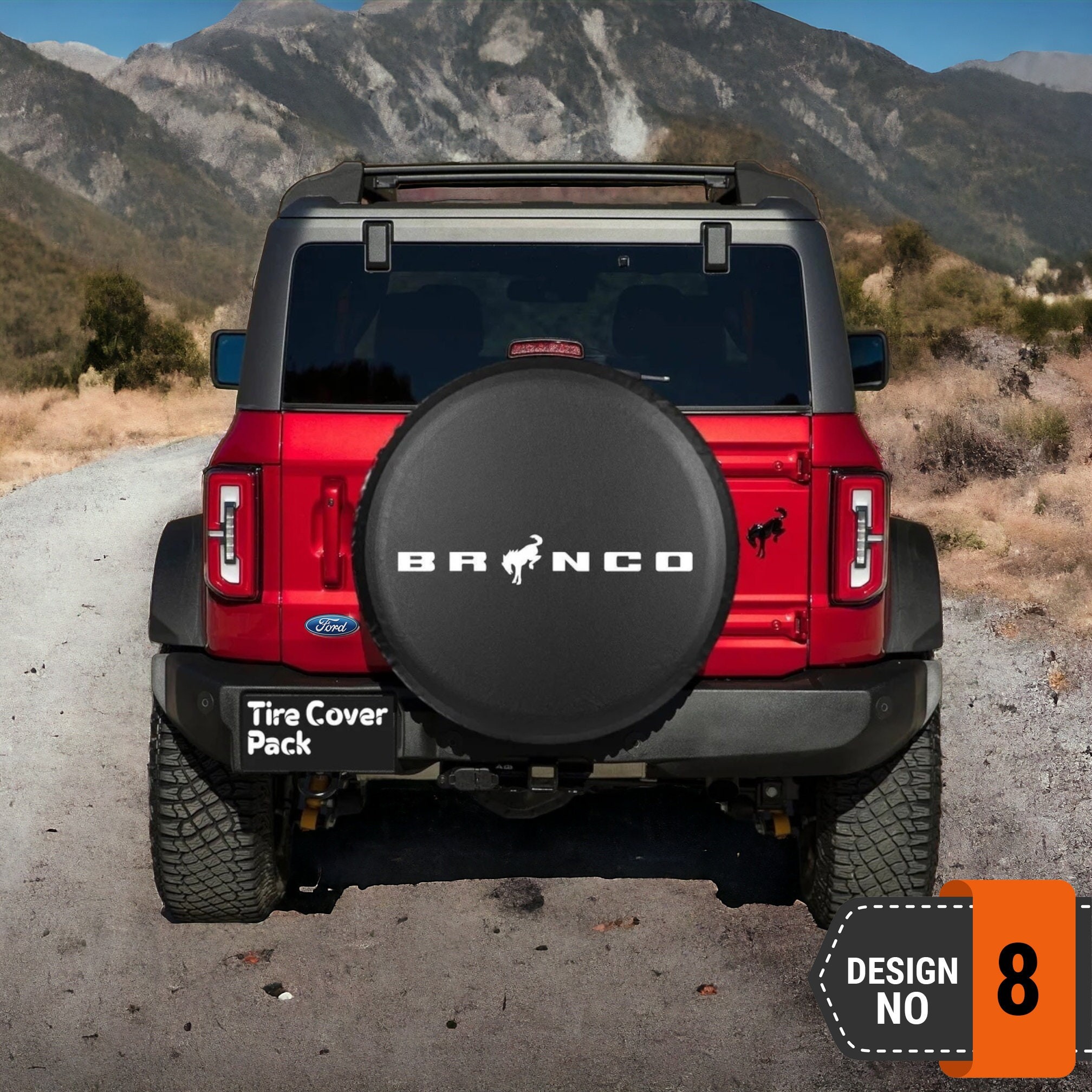 Ford Bronco Spare Tire Cover - 8th Style