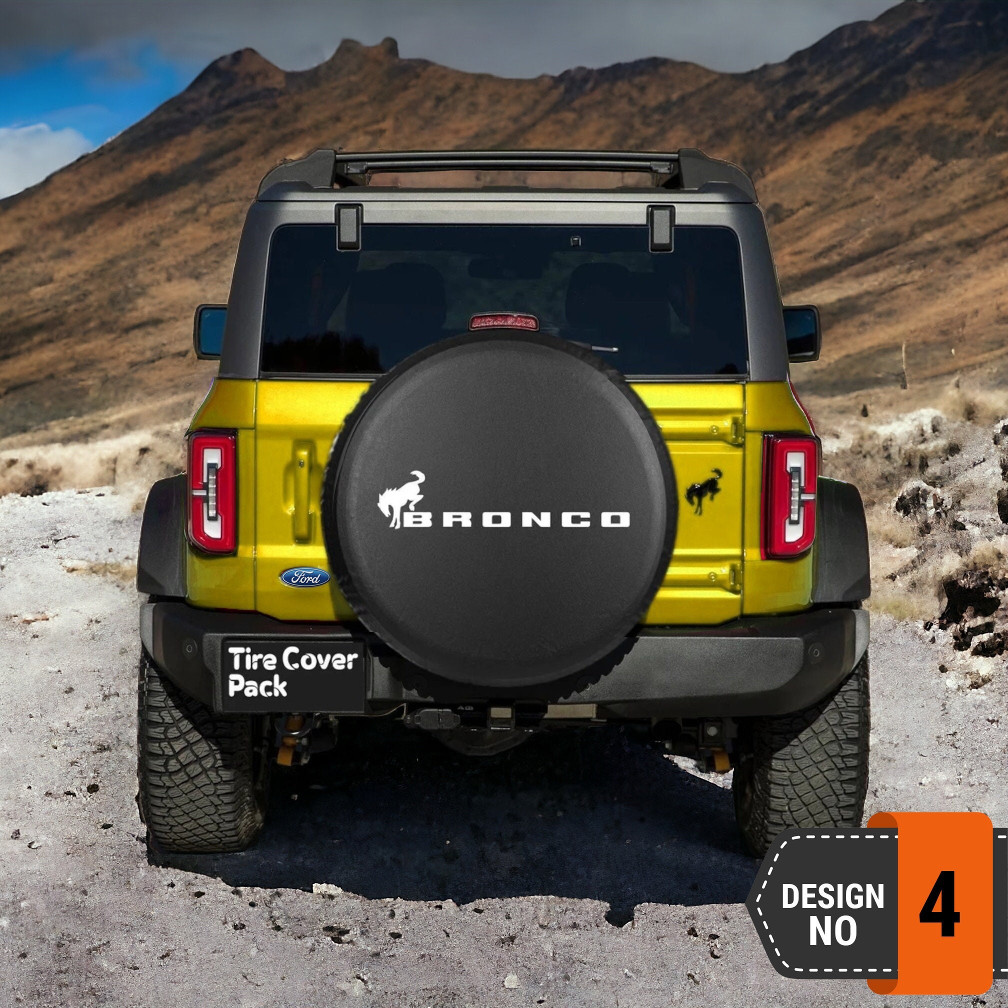 Ford Bronco Spare Tire Cover - 4th Style