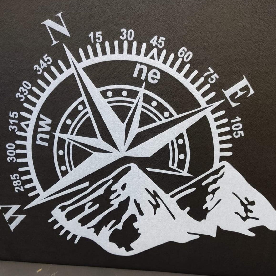 Compass Designed Spare Wheel Tire Cover