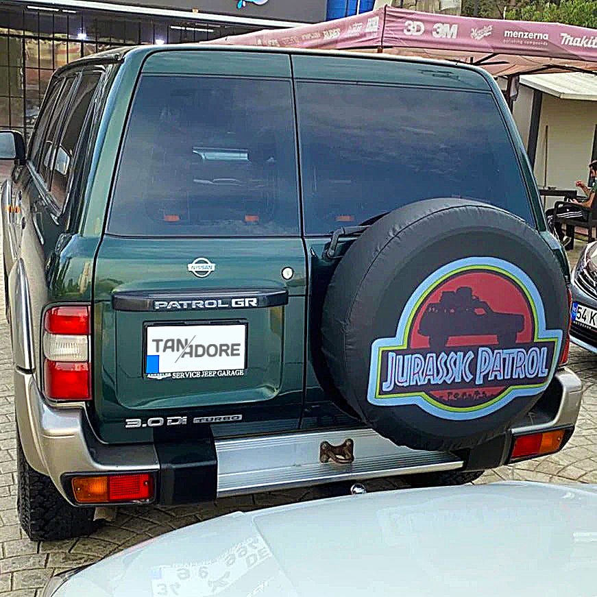 Jurassic Patrol Spare Wheel Tire Cover
