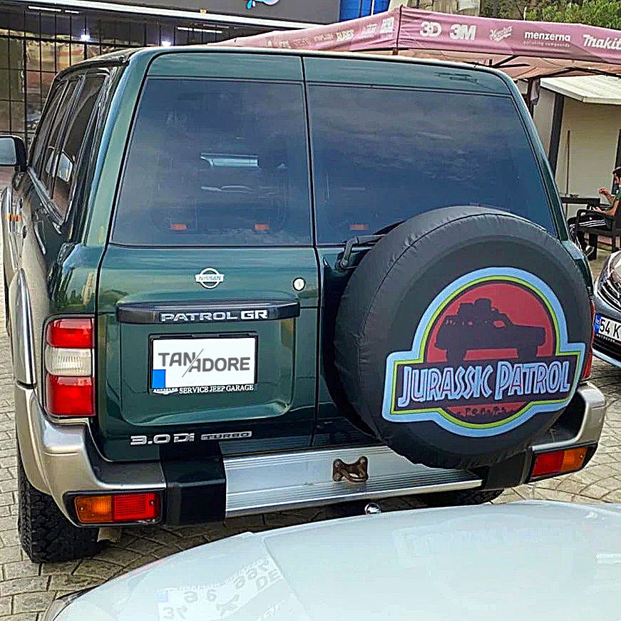 Чехол на запасное колесо Jurassic Patrol