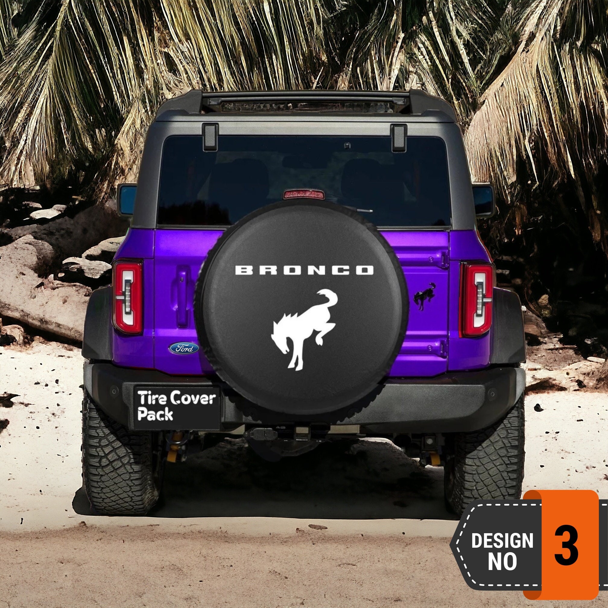 Ford Bronco Spare Tire Cover - 3rd Style