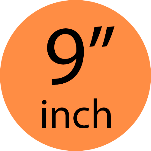 9" 22.86cm