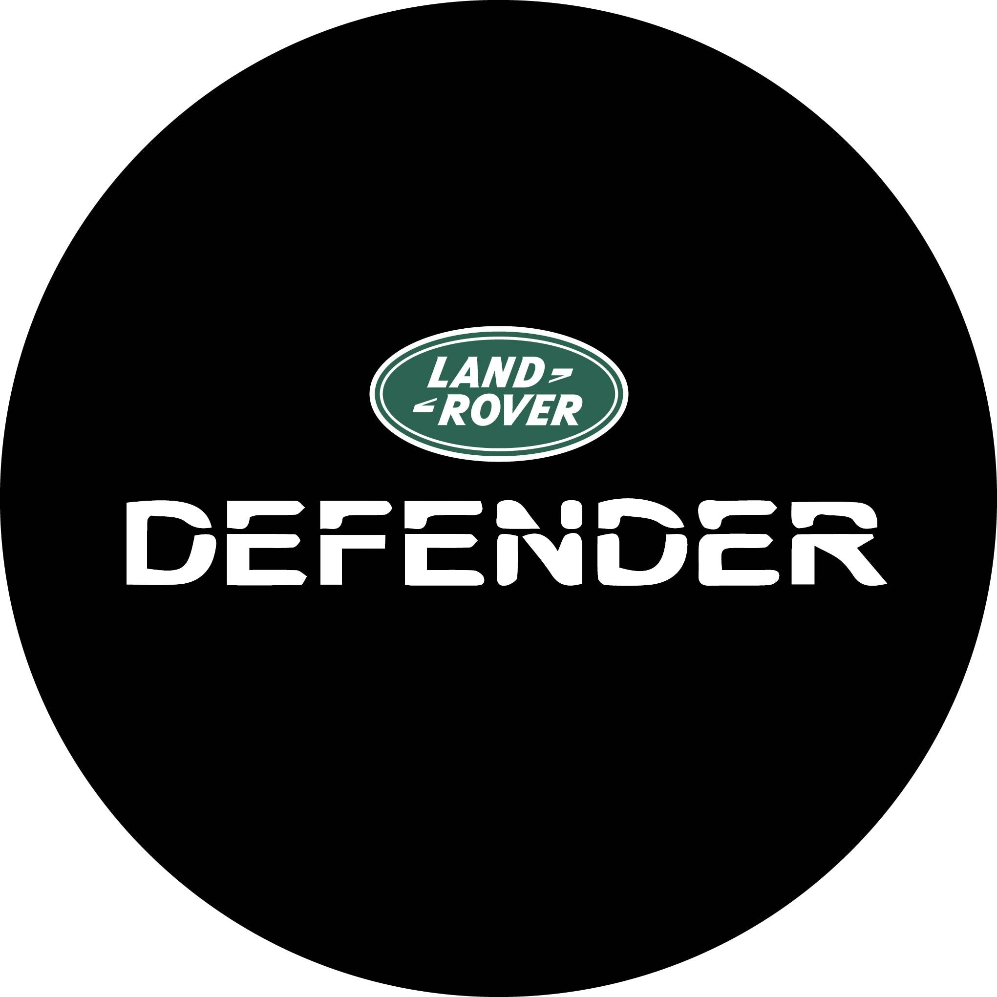 Land Rover Defender Logo Spare Wheel Tire Cover