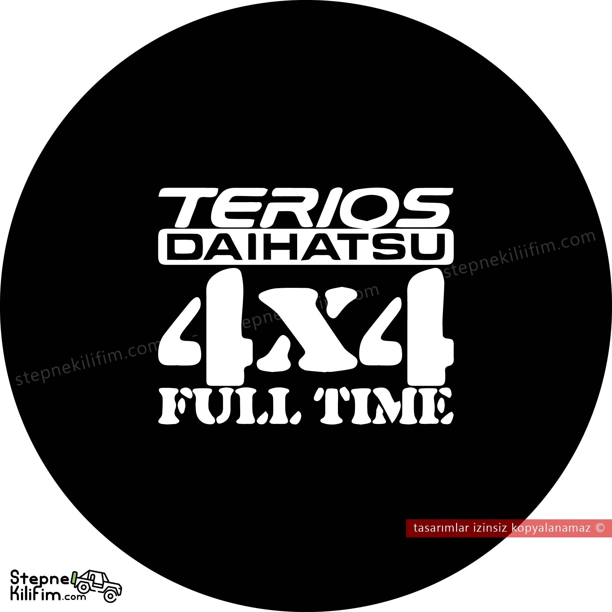 Daihatsu Terios 4x4 Full Time Spare Wheel Tire Cover