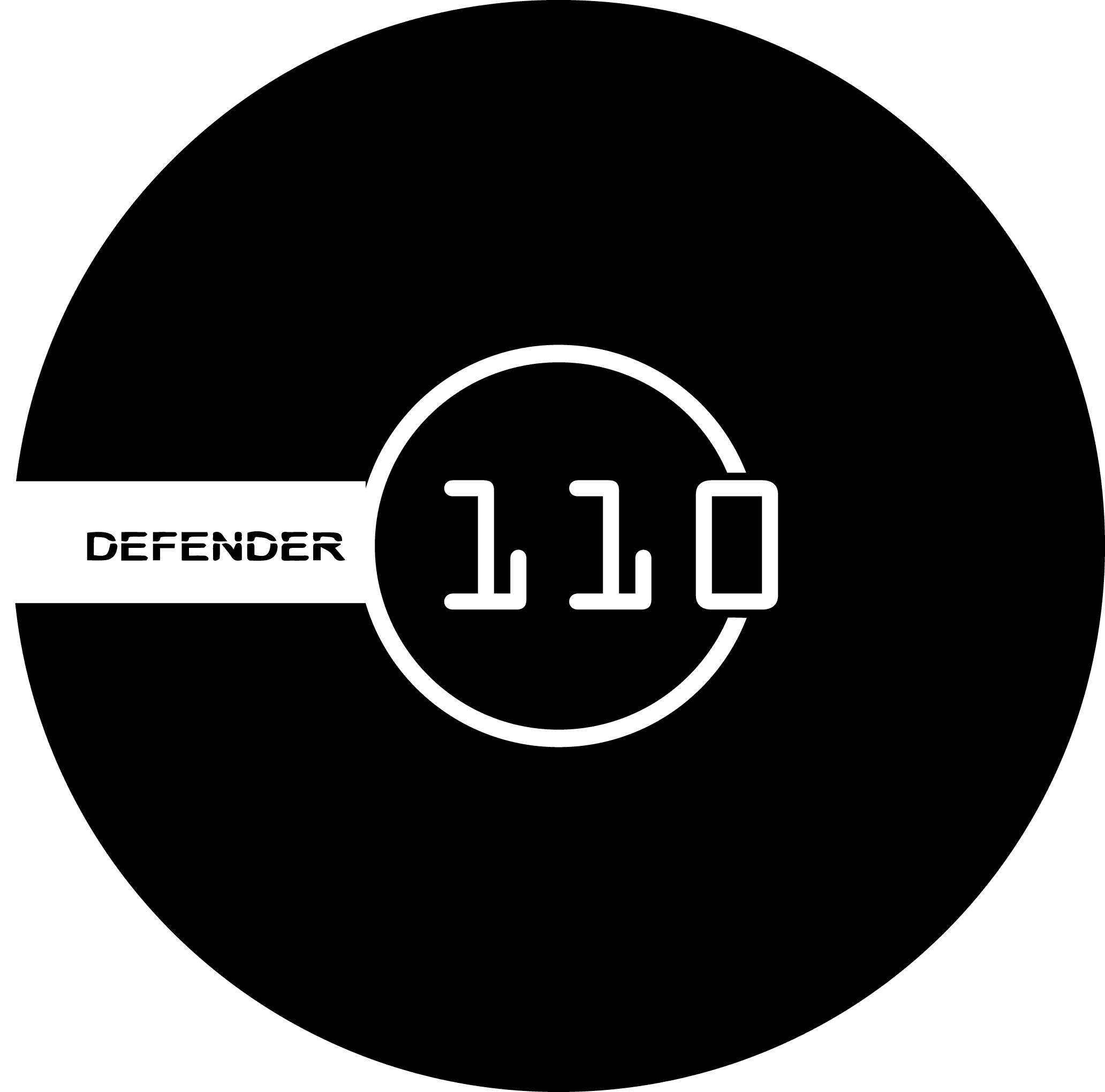 Чехол на запасное колесо Defender 110