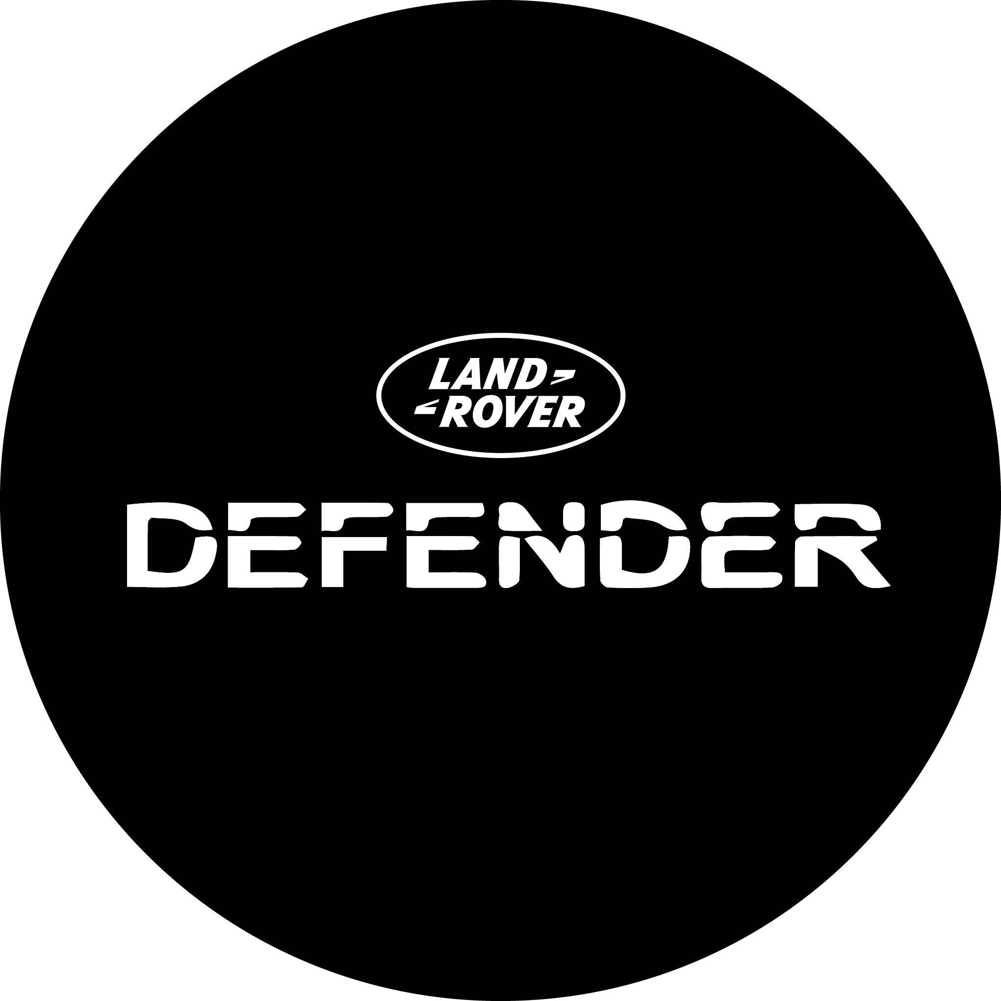 Чехол на запасное колесо с логотипом Land Rover Defender