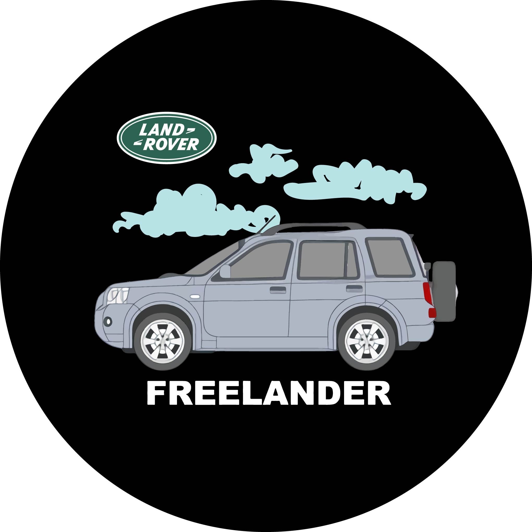 Чехол на запасное колесо Land Rover Freelander Design