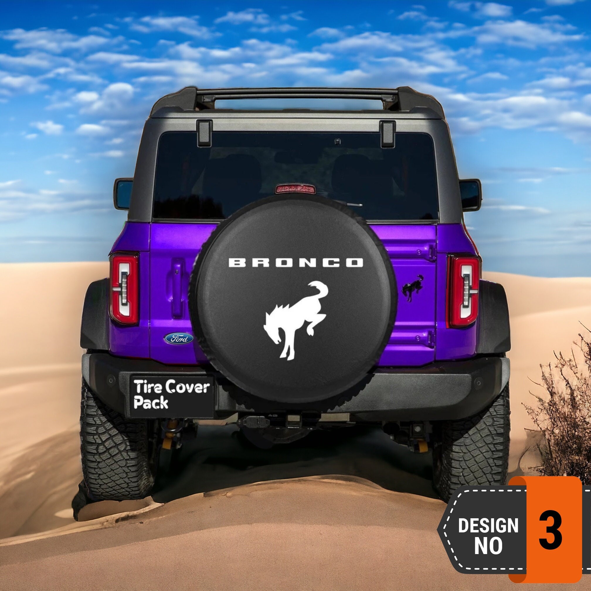 Ford Bronco Spare Tire Cover - 3rd Style