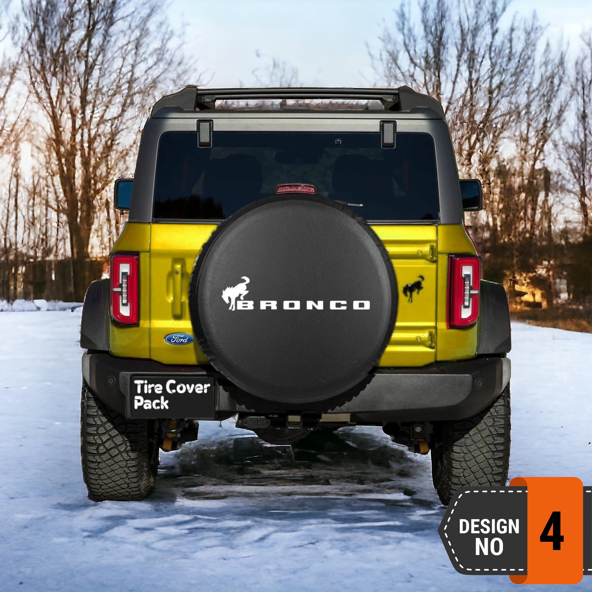 Ford Bronco Spare Tire Cover - 4th Style