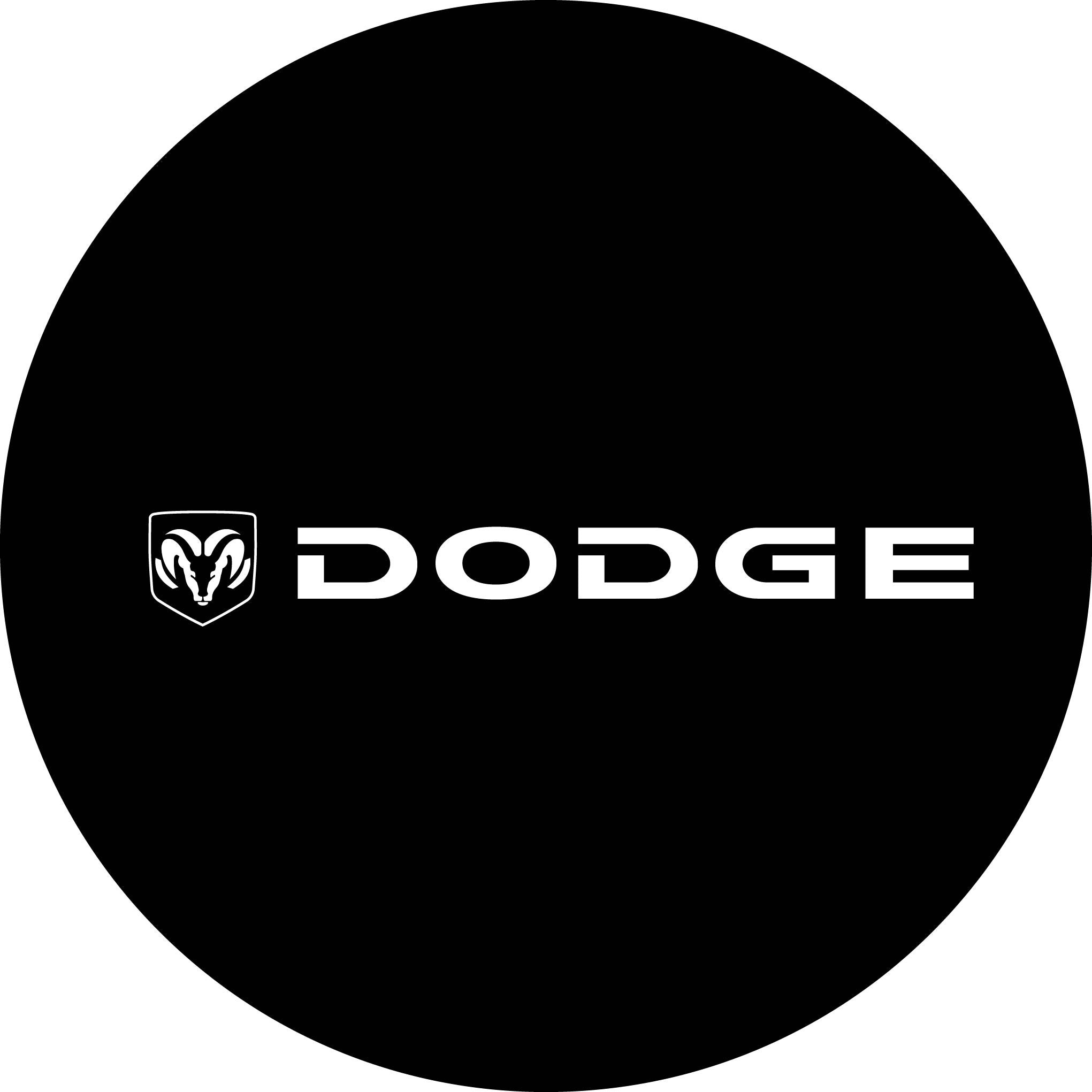 Чехол на запасное колесо с логотипом Dodge