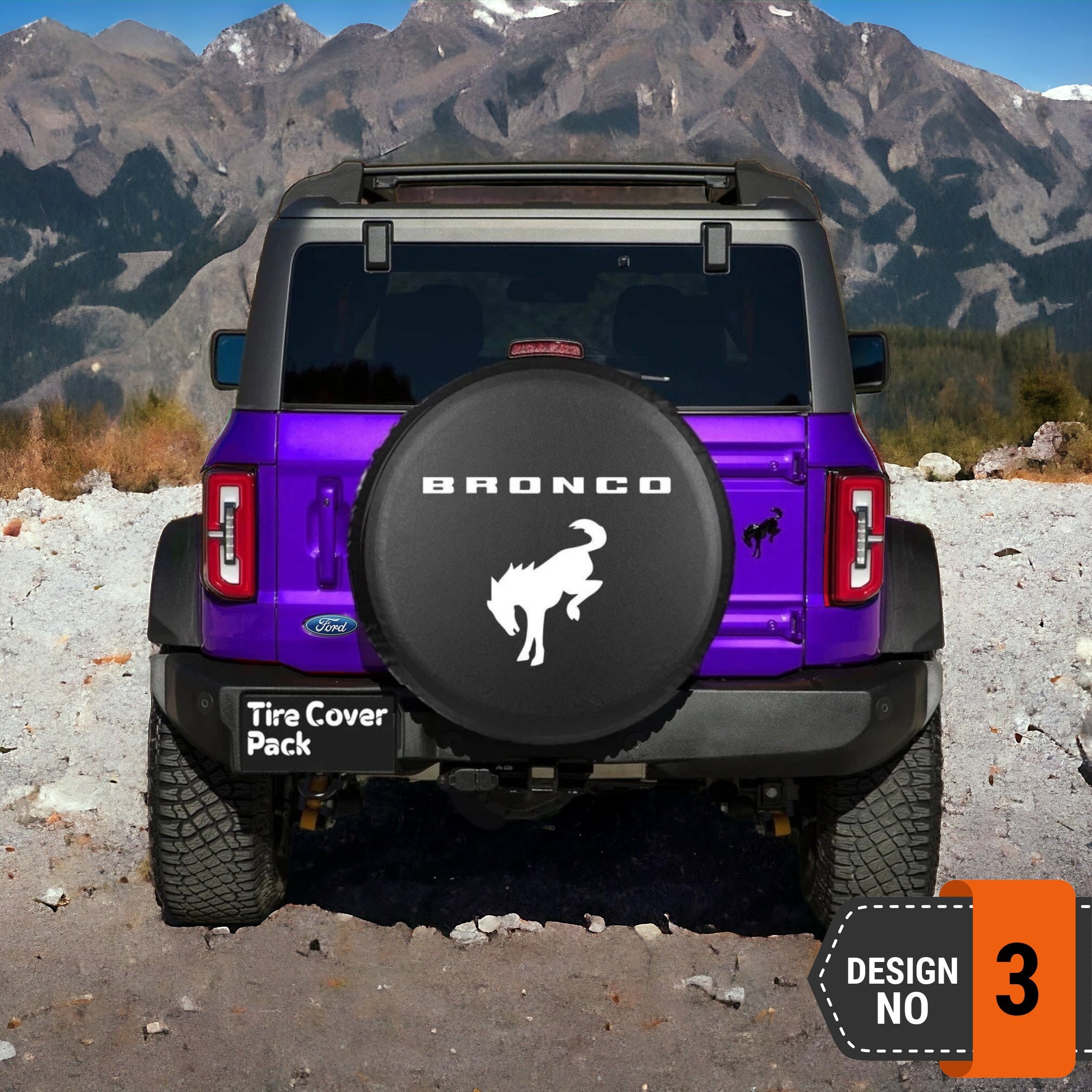 Ford Bronco Spare Tire Cover - 3rd Style