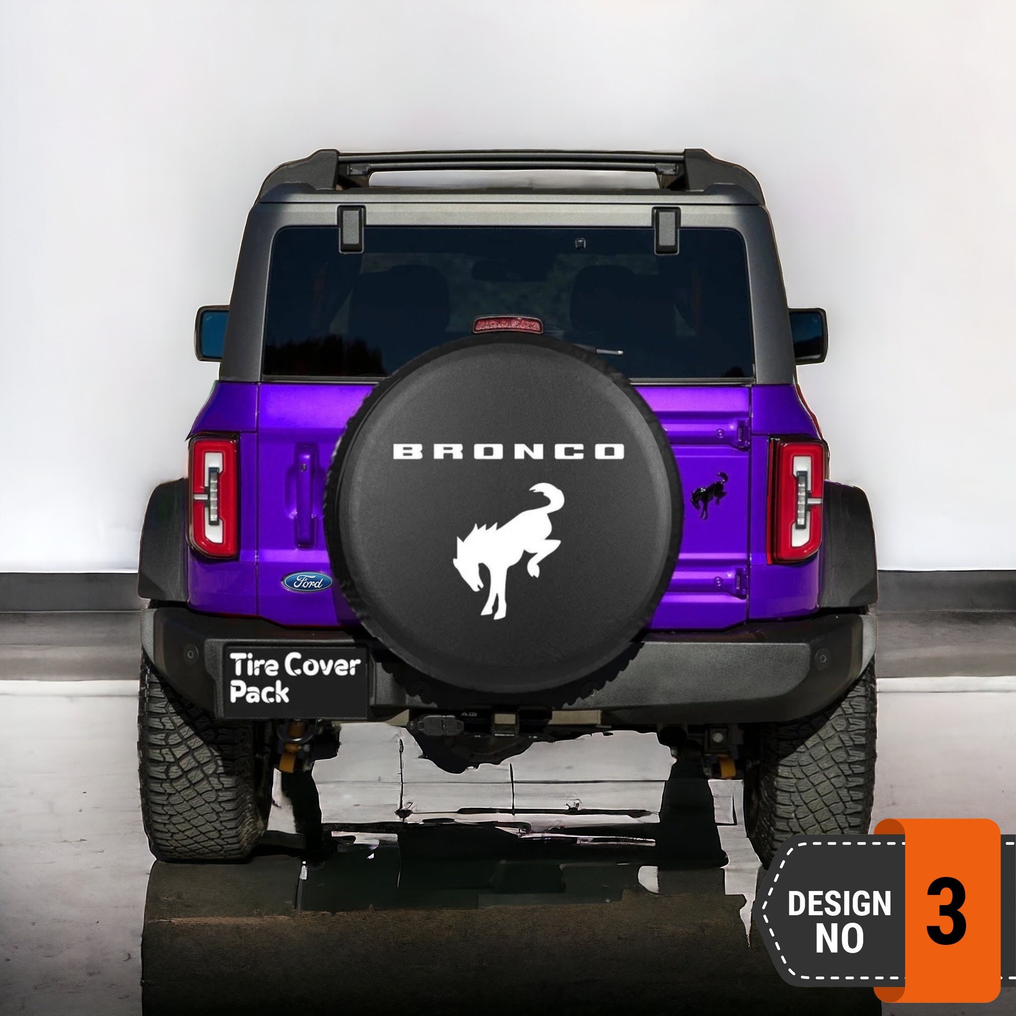 Ford Bronco Spare Tire Cover - 3rd Style