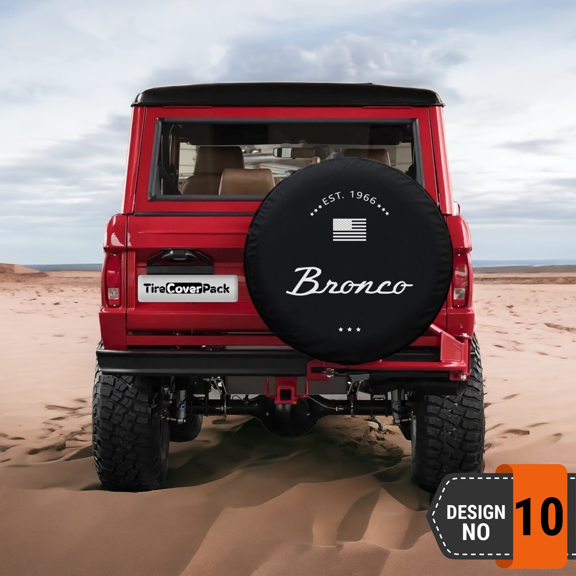 EST 1966 Ford Bronco Spare Tire Cover