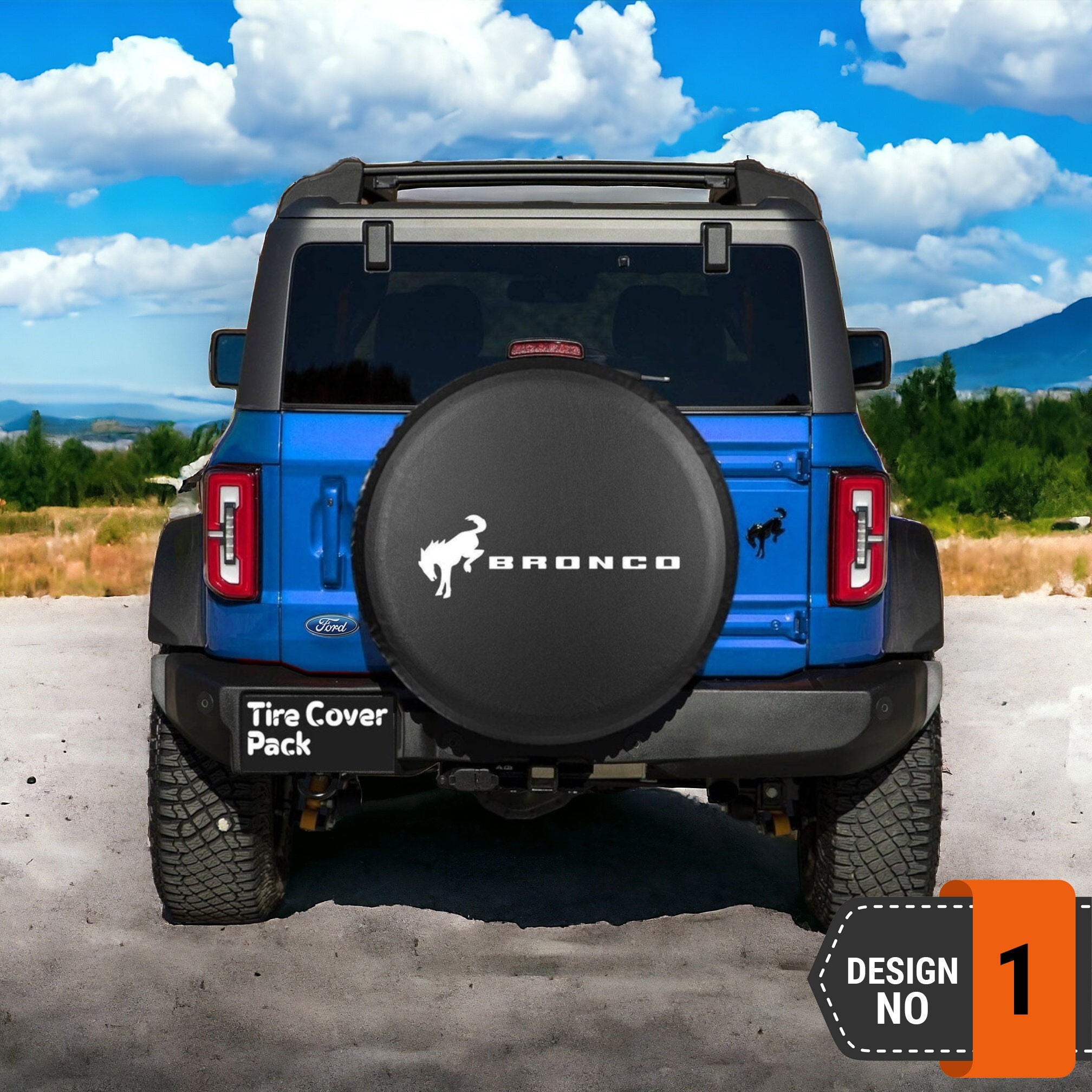 Ford Bronco Spare Tire Cover - 1st Style