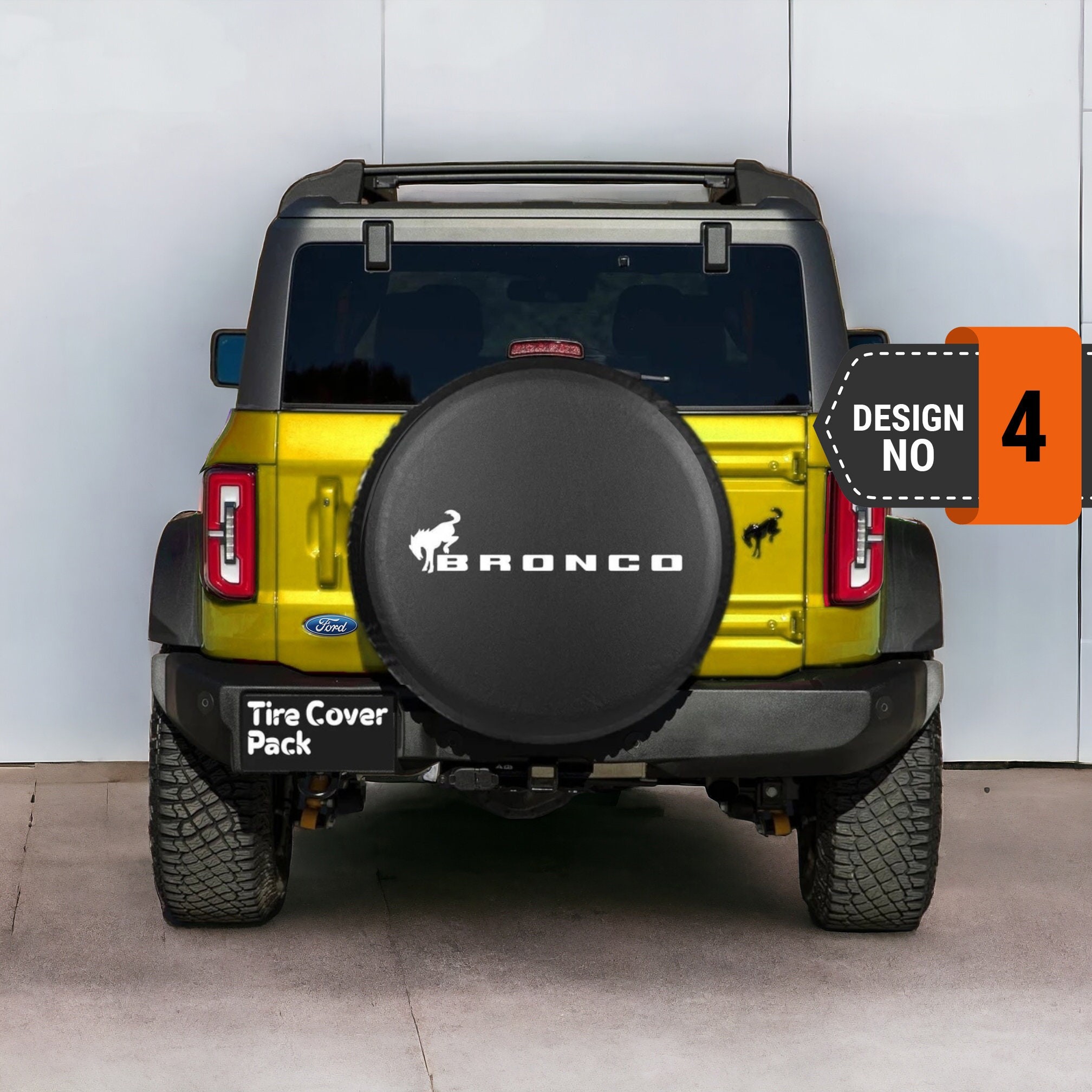 Ford Bronco Spare Tire Cover - 4th Style
