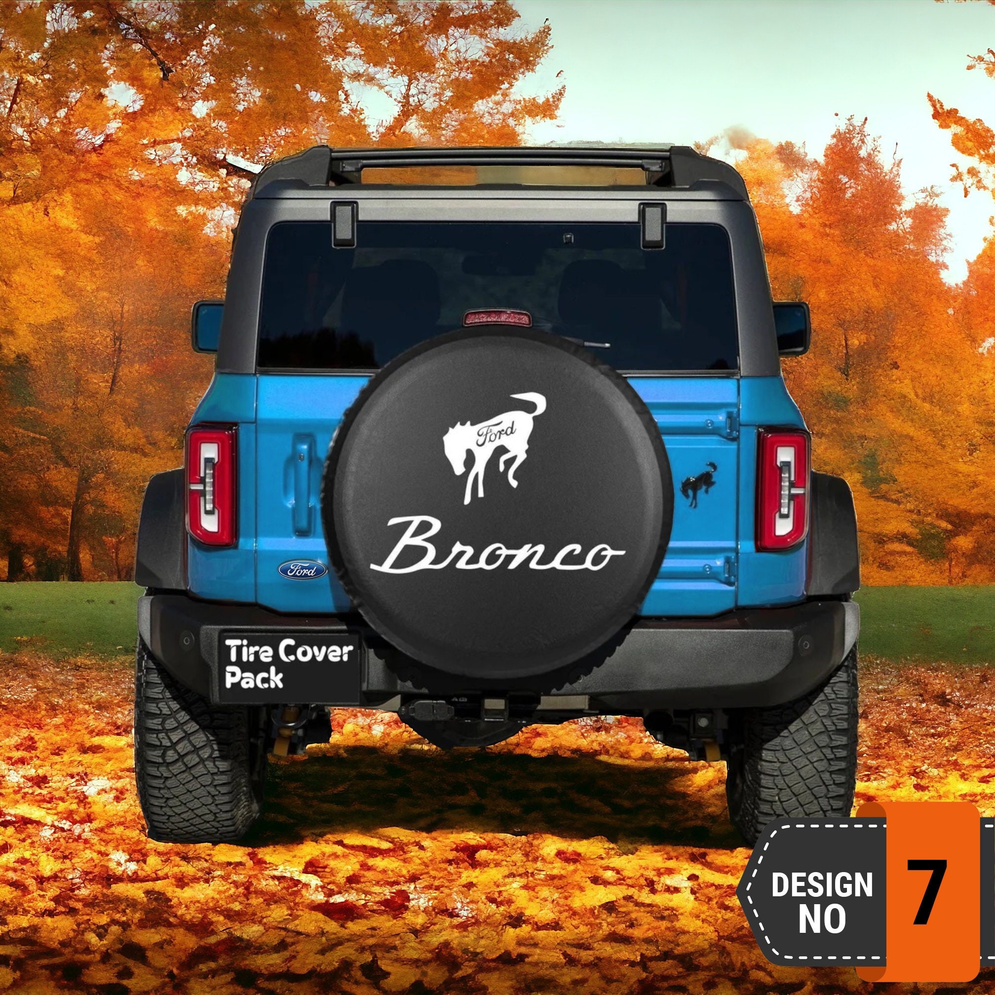 Ford Bronco Spare Tire Cover - 7th Style