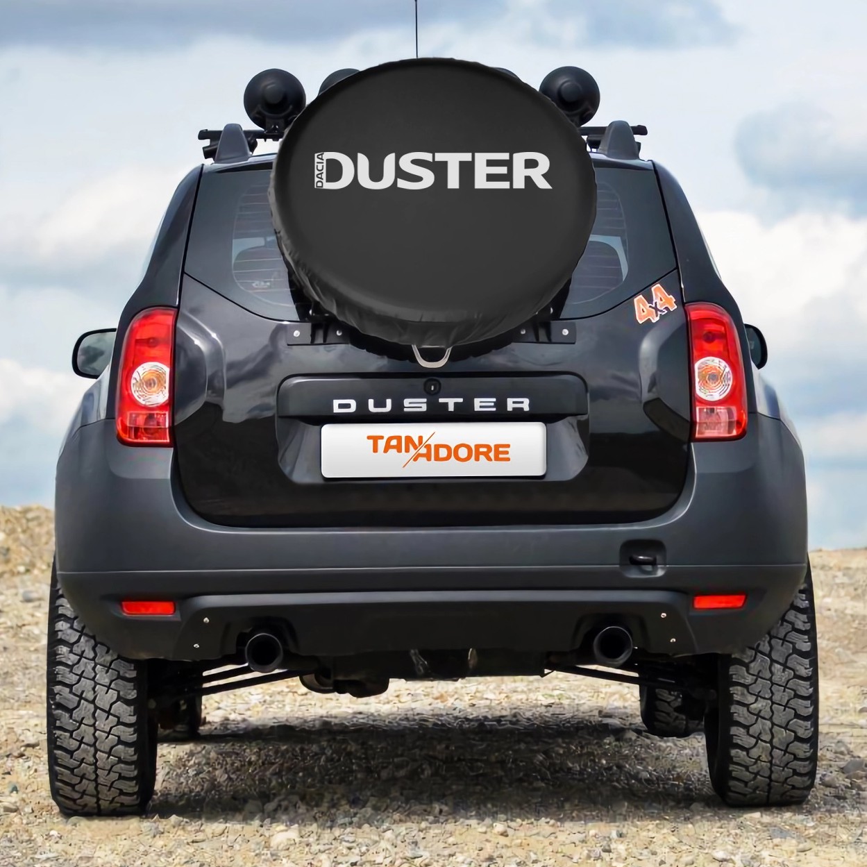 Чехол на запасное колесо с логотипом Dacia Duster