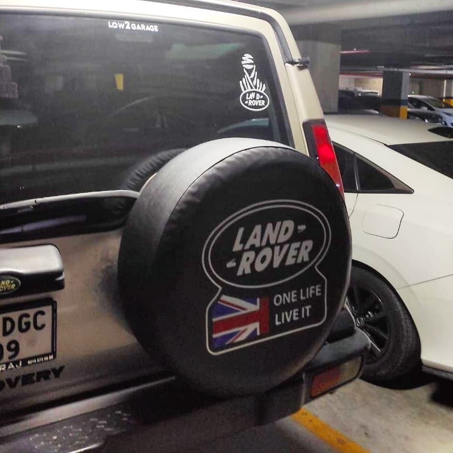 One Life, Live It Land Rover Spare Wheel Tire Cover