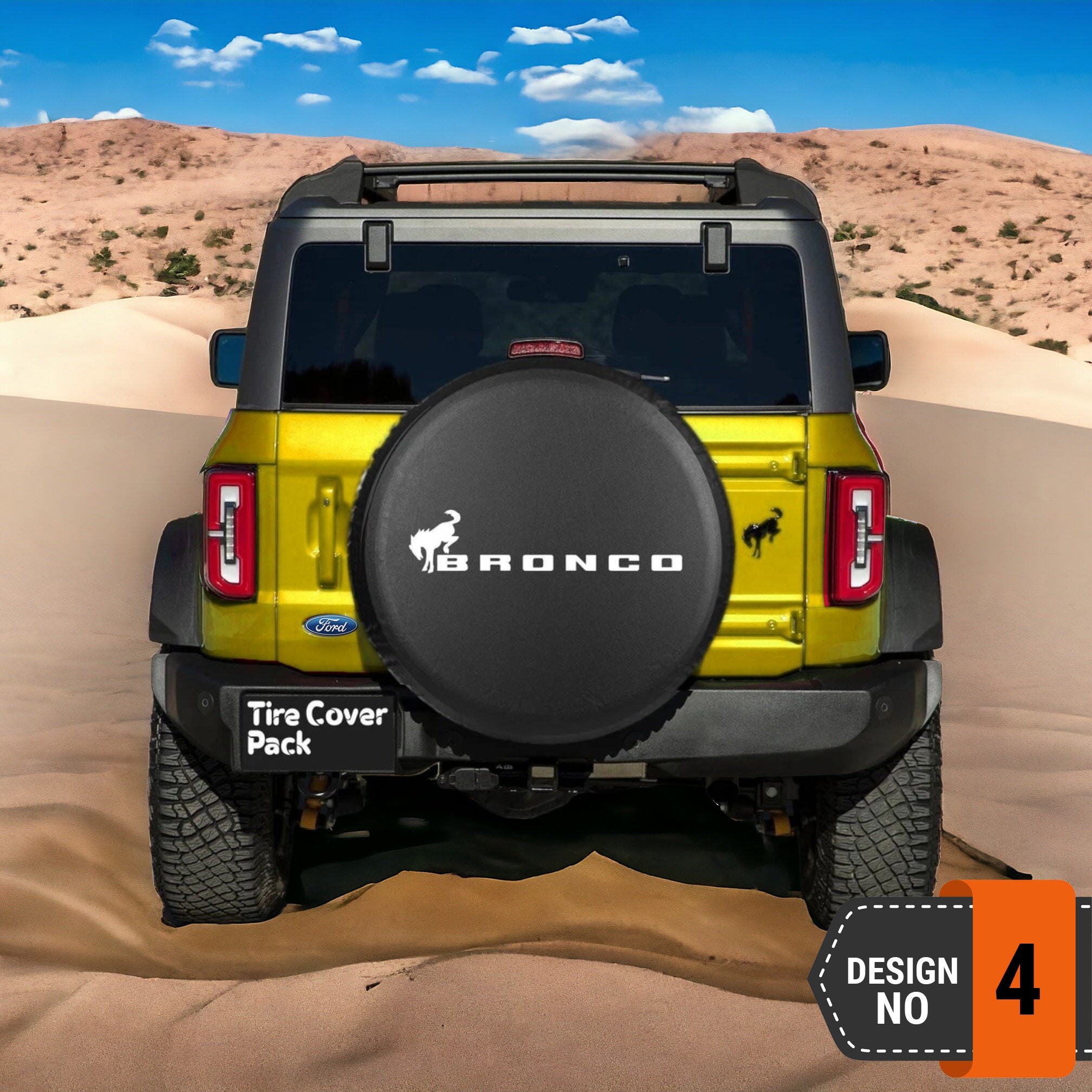 Ford Bronco Spare Tire Cover - 4th Style