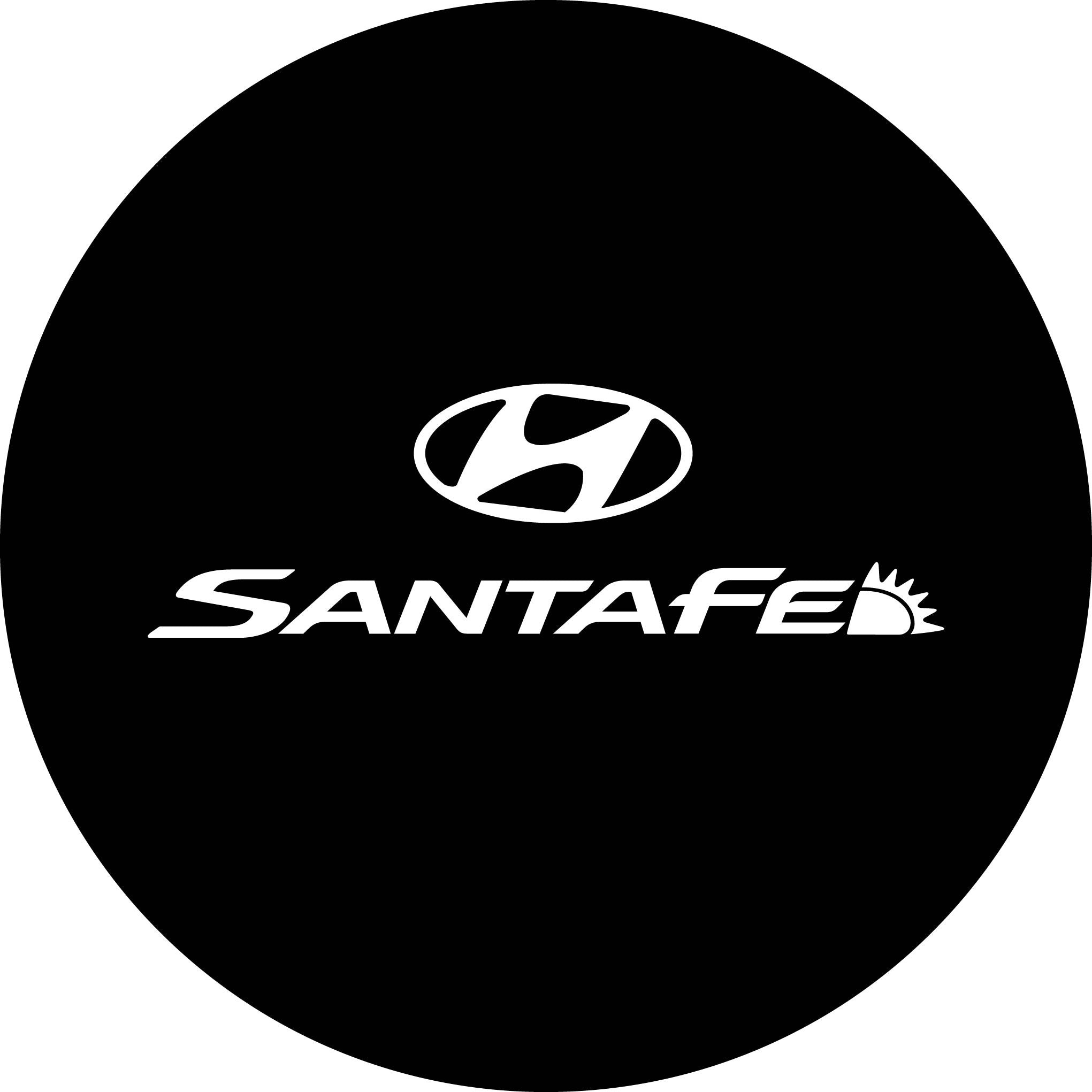 Santa Fe Logo Spare Wheel Tire Cover