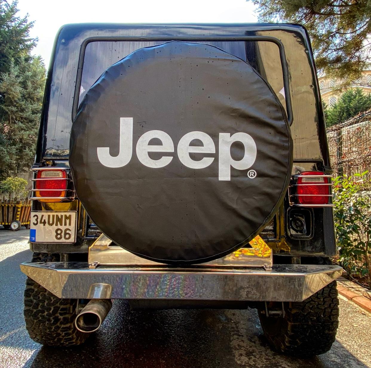 Jeep Yazı Logolu Stepne Kılıfı