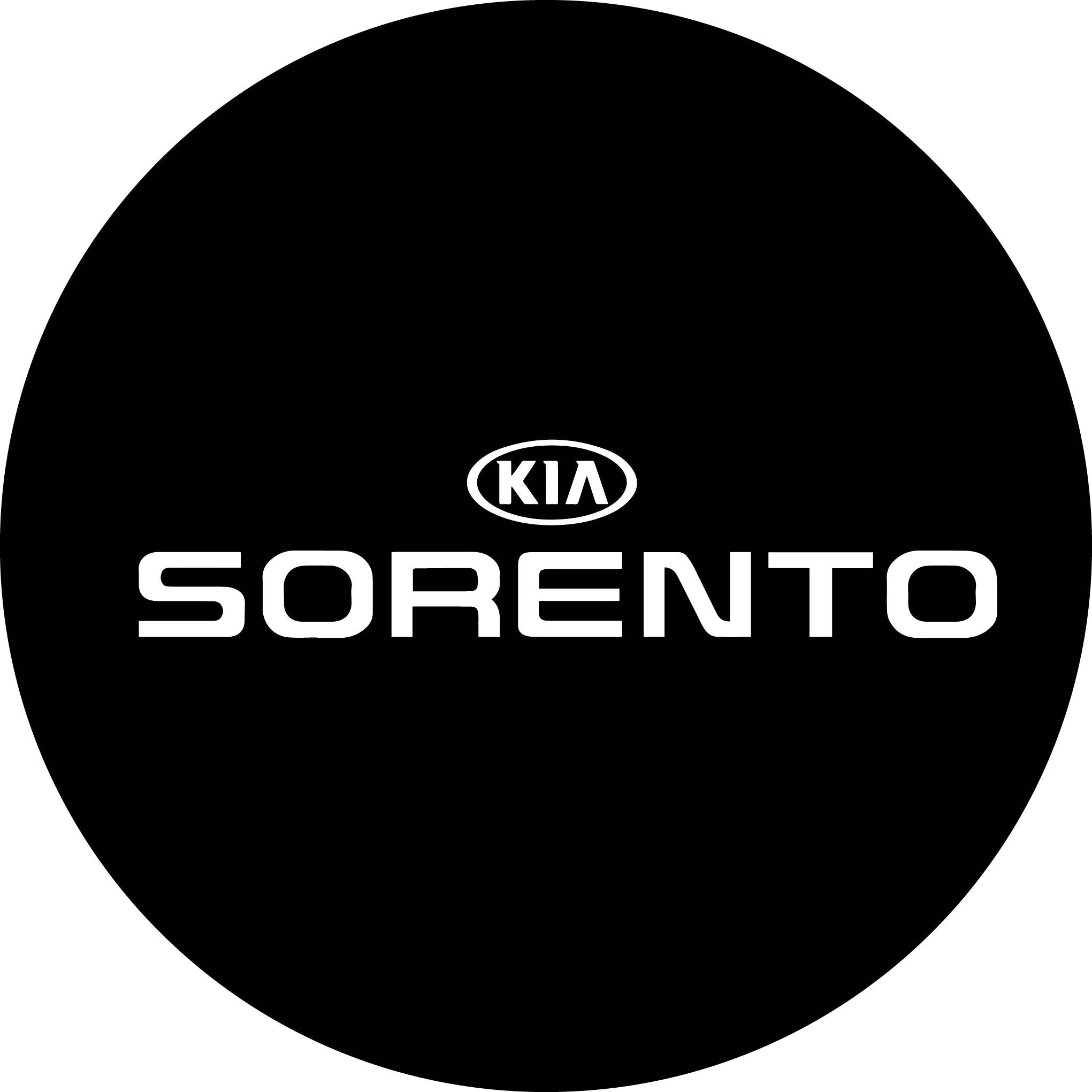 Чехол на запасное колесо с логотипом Sorento