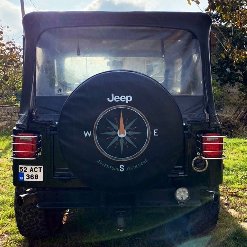 Jeep Compass Designed Spare Wheel Tire Cover