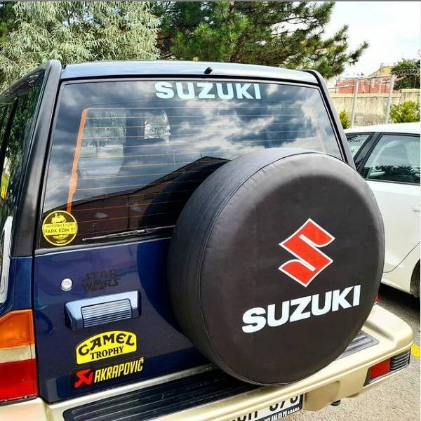 Suzuki Logo Spare Wheel Tire Cover