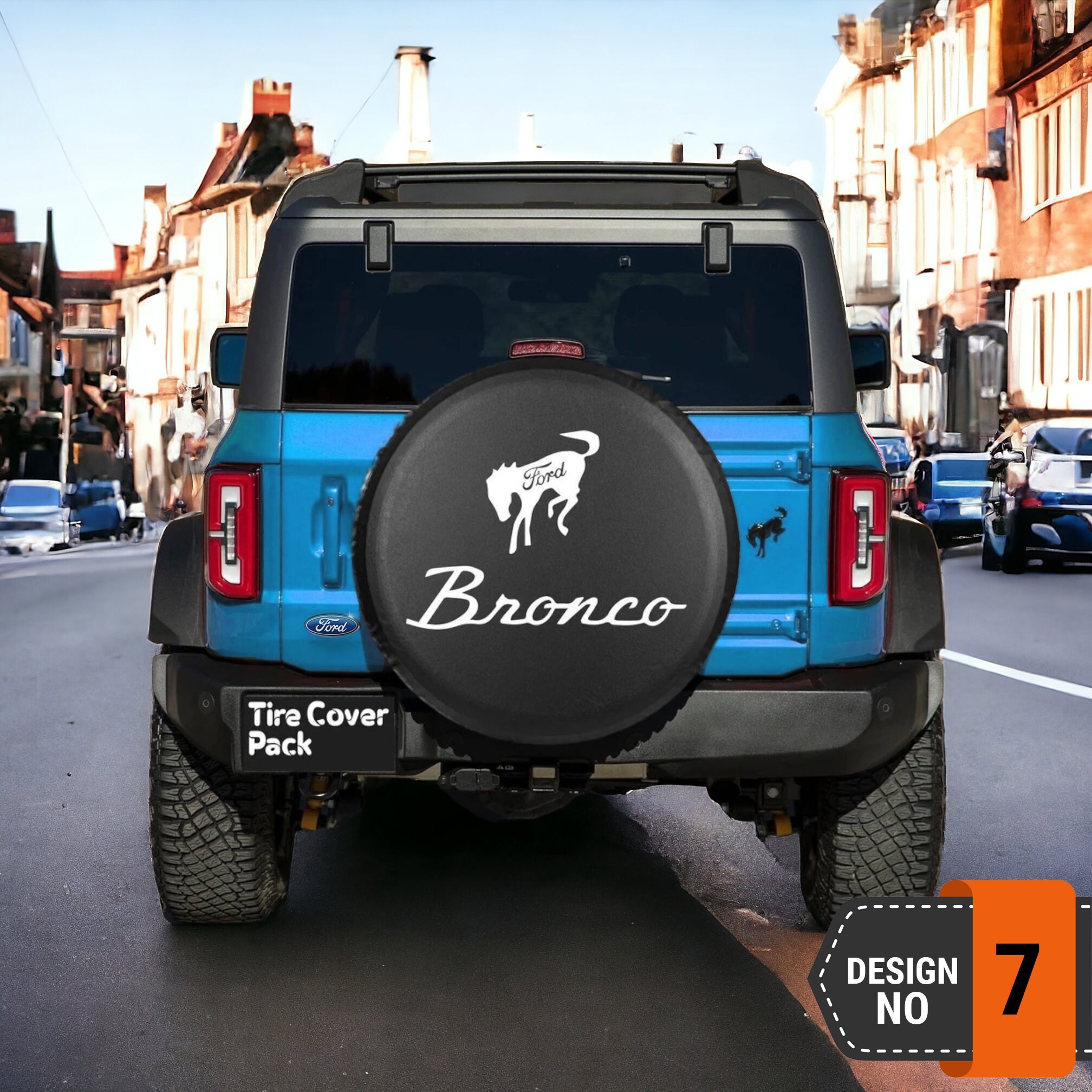 Ford Bronco Spare Tire Cover - 7th Style