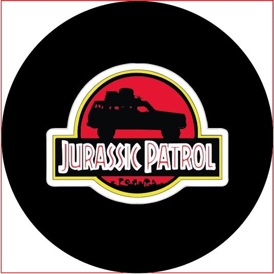 Jurassic Patrol Spare Wheel Tire Cover