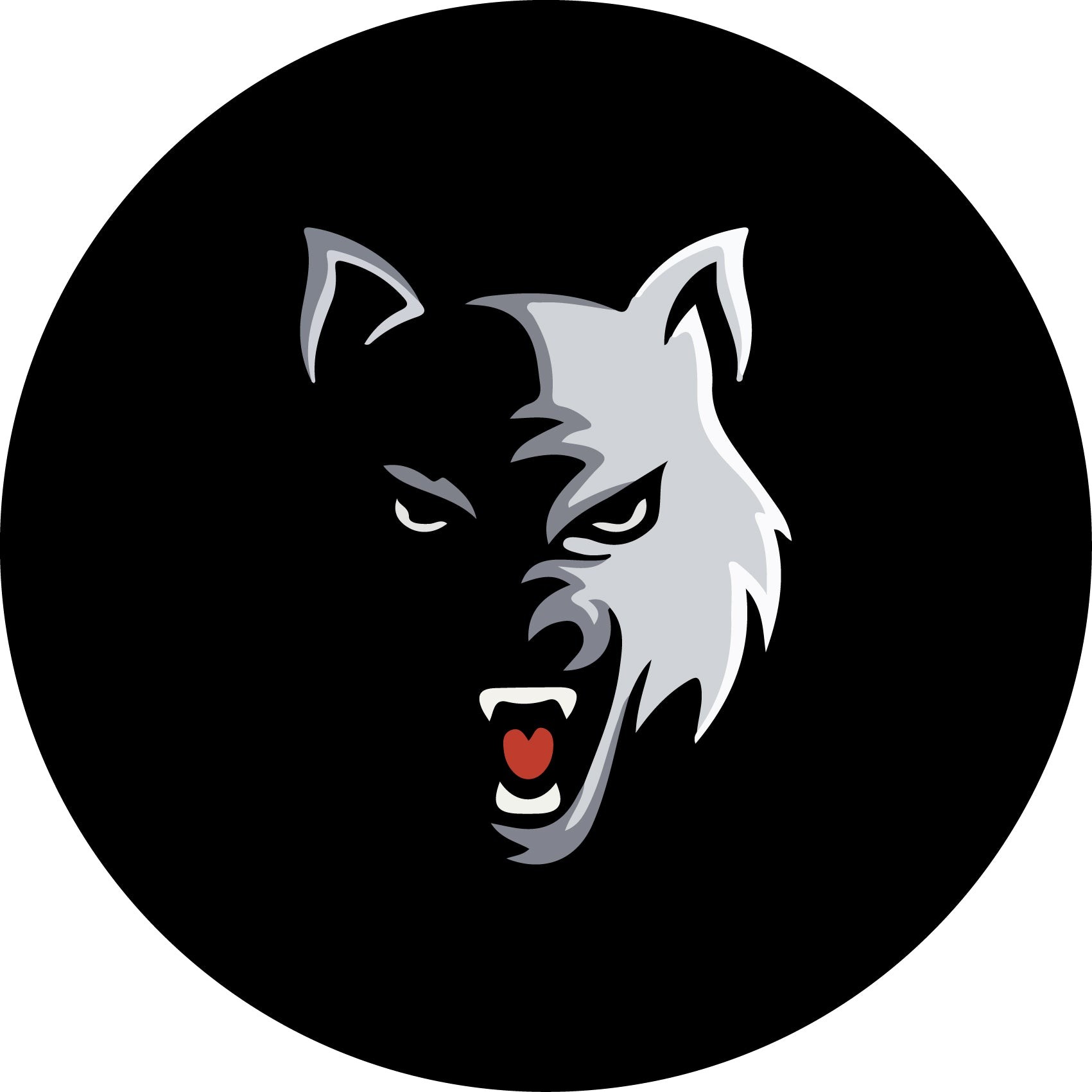 Wolf Designed Spare Wheel Tire Cover