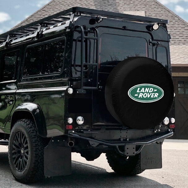 Land Rover Green Logo Spare Wheel Tire Cover