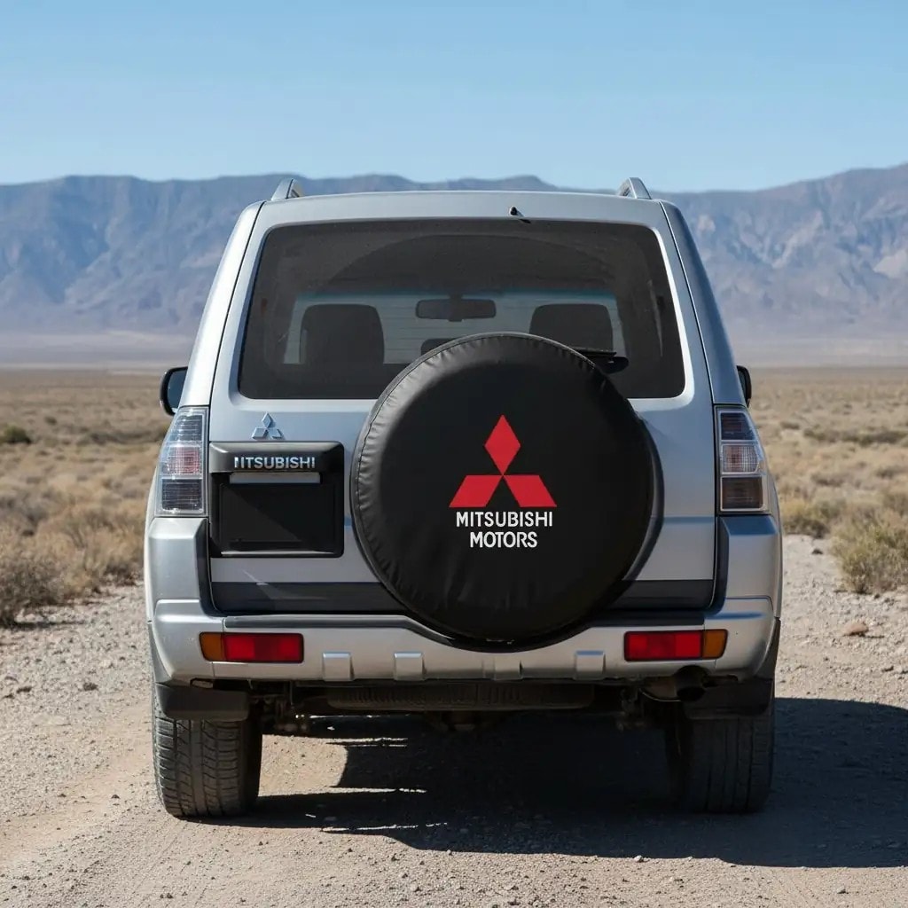 Mitsubishi Motors Logo Spare Wheel Tire Cover