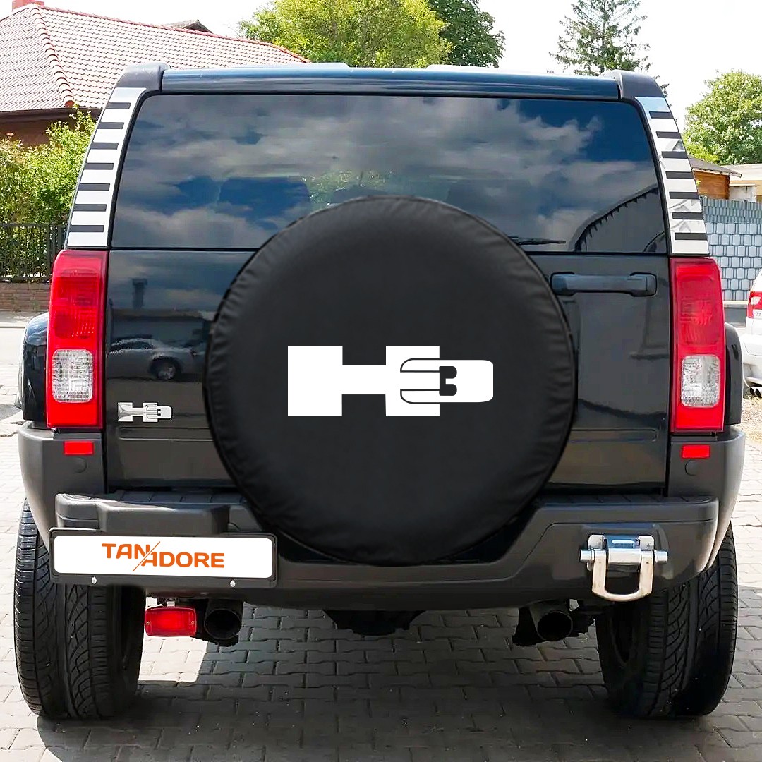Hummer H3 Logolu Stepne Kılıfı