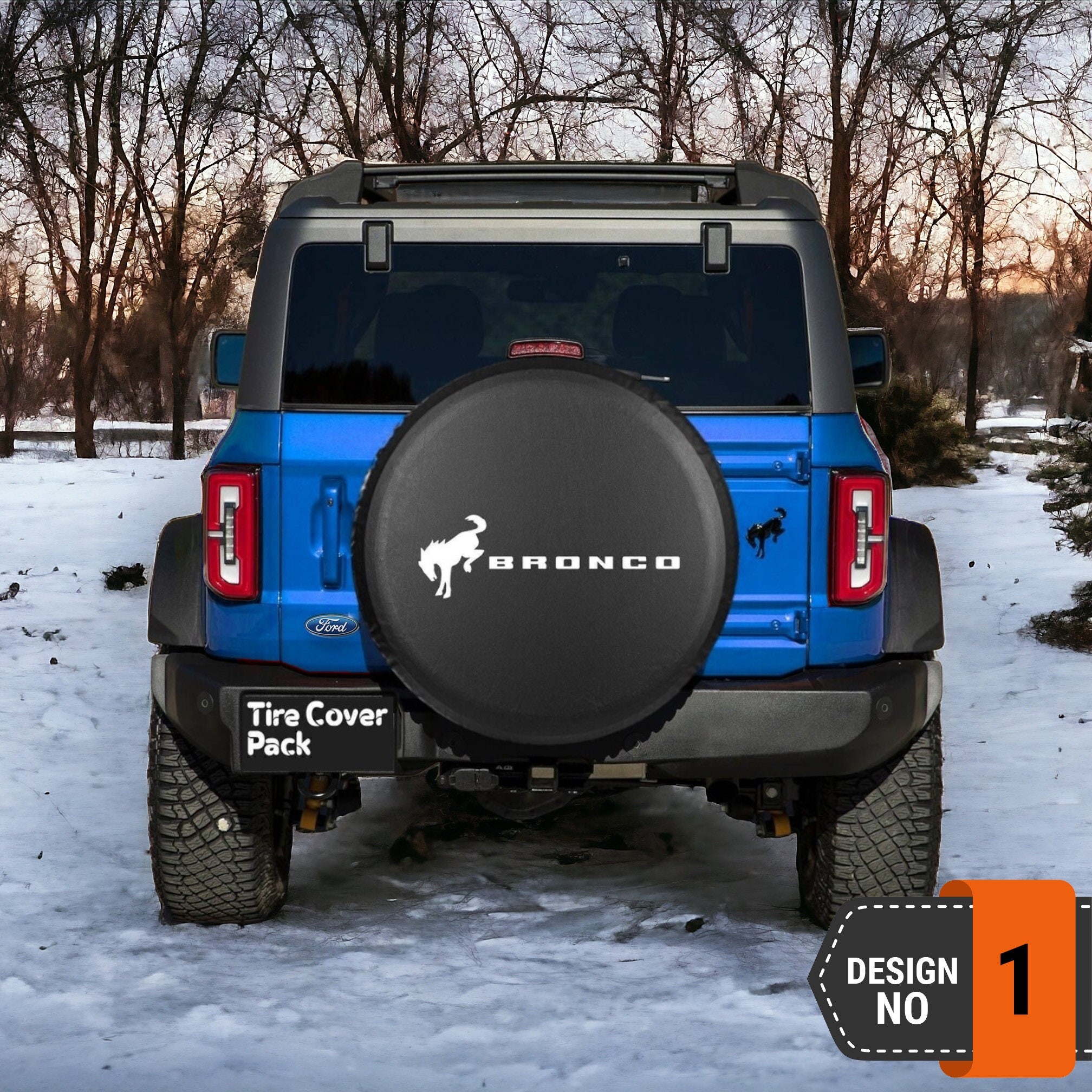 Ford Bronco Spare Tire Cover - 1st Style