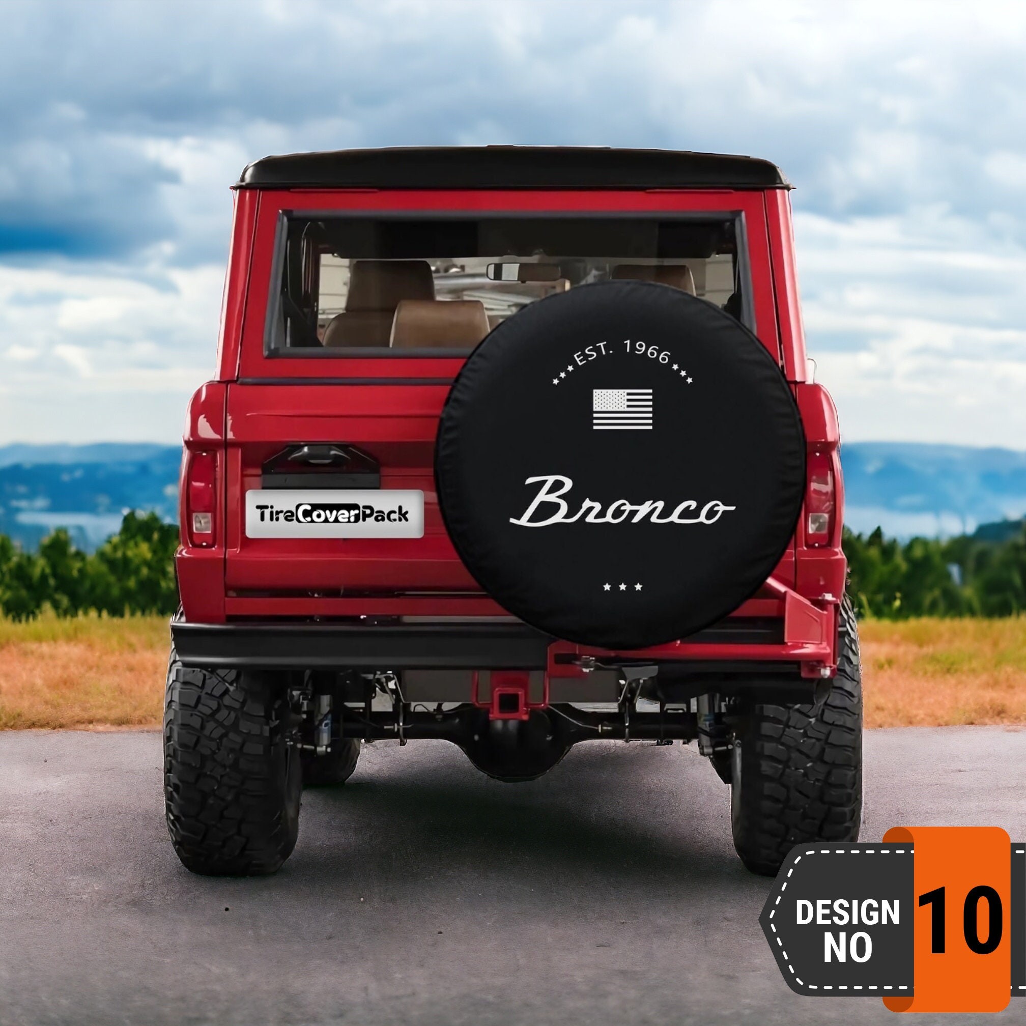 EST 1966 Ford Bronco Spare Tire Cover