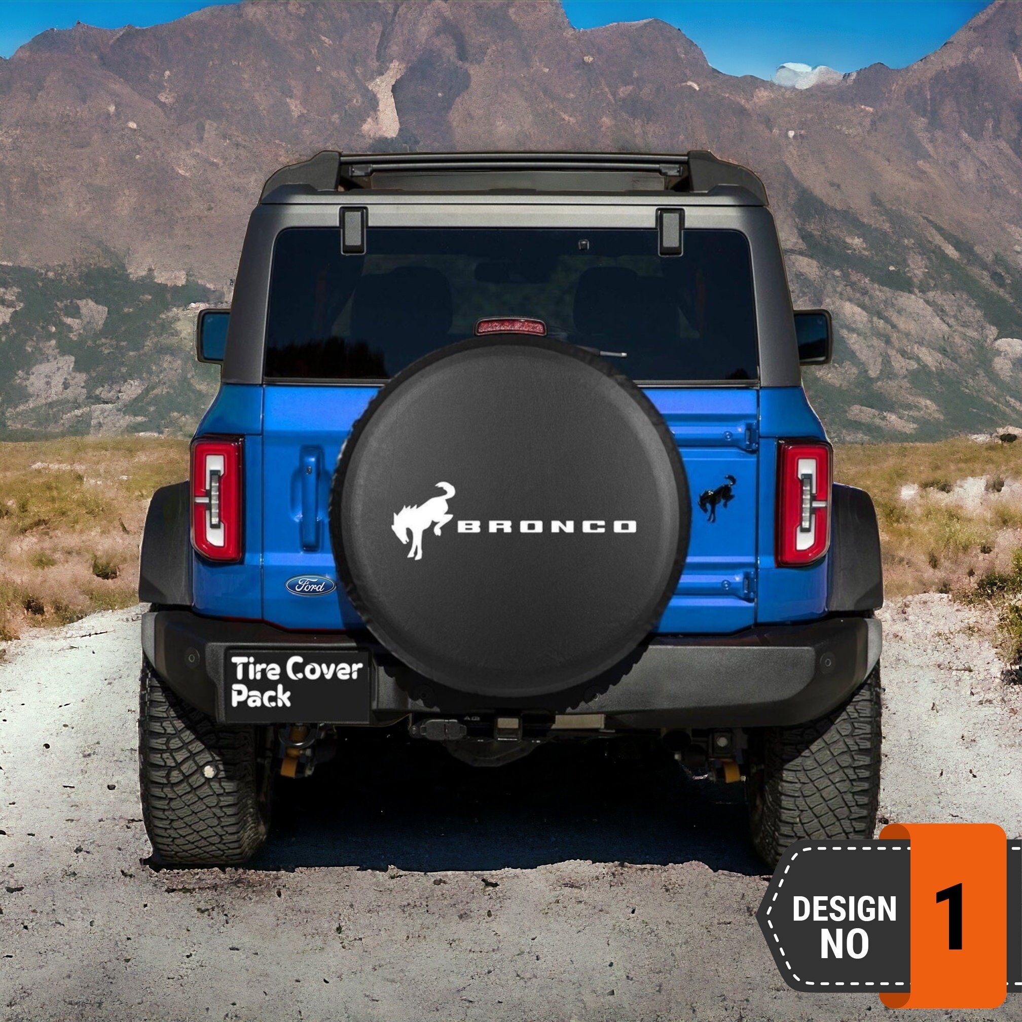 Ford Bronco Spare Tire Cover - 1st Style
