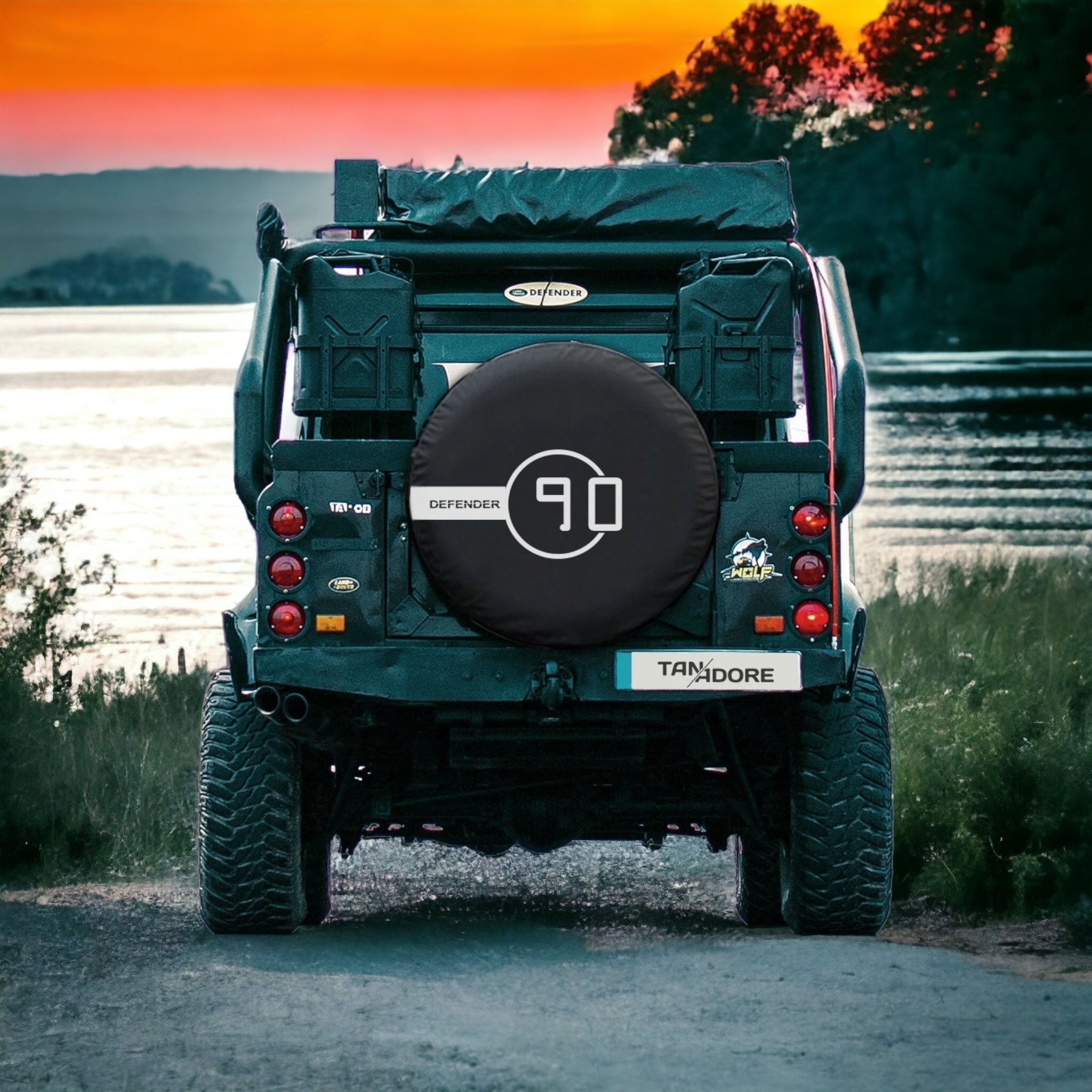 Defender 90 Spare Wheel Tire Cover