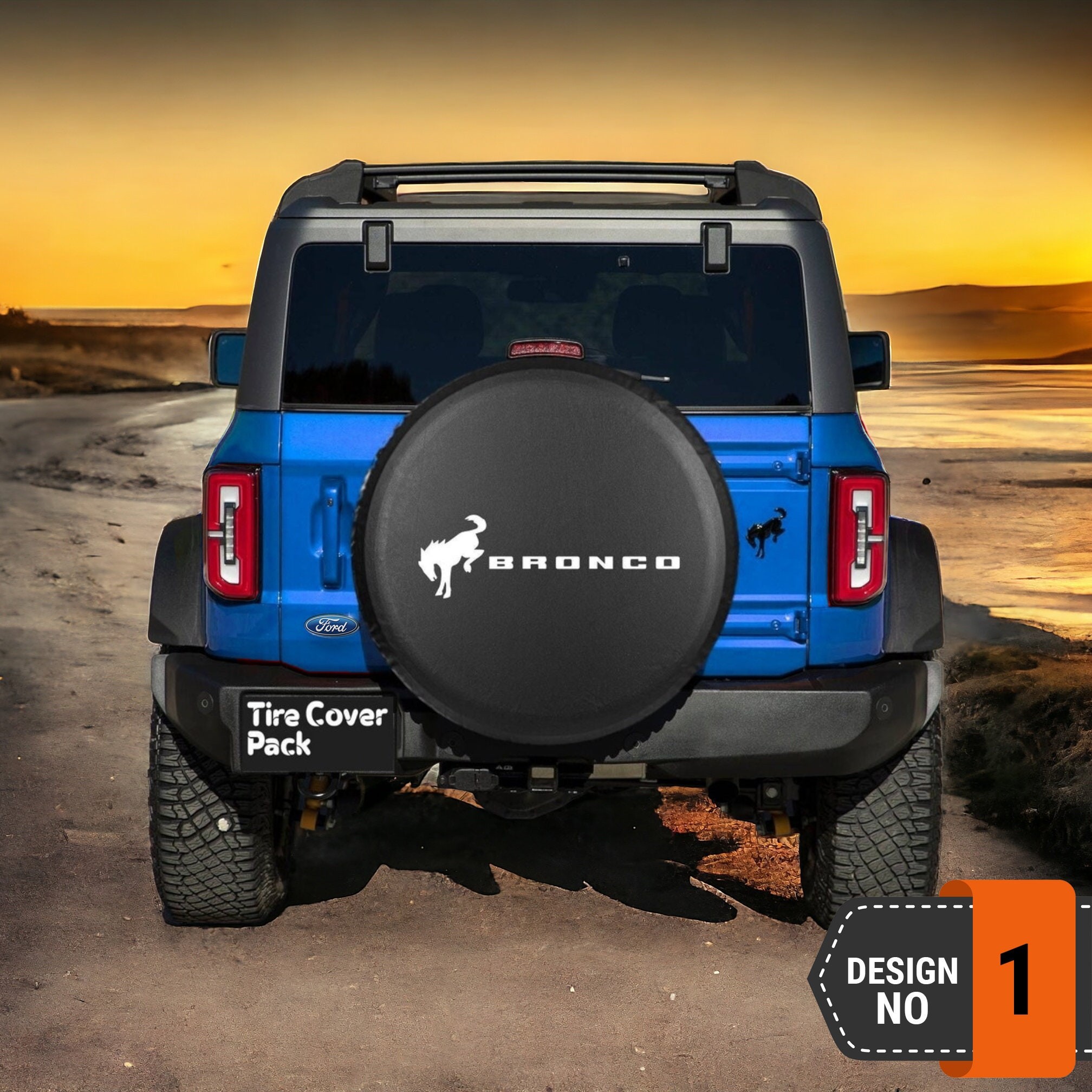Ford Bronco Spare Tire Cover - 1st Style